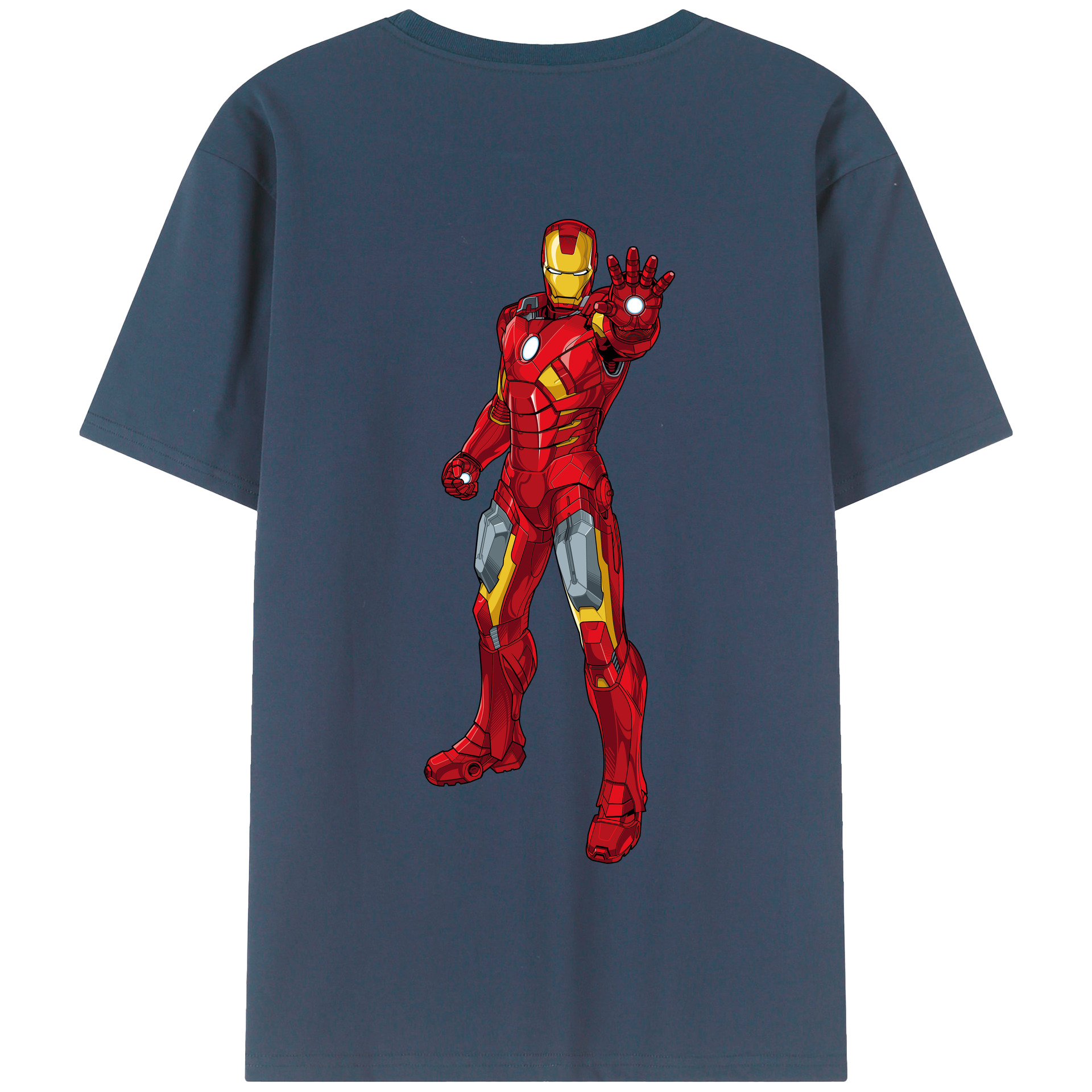 （画像用） アベンジャーズ The Avengers 綿100％半袖Tシャツ（背面プリント）
