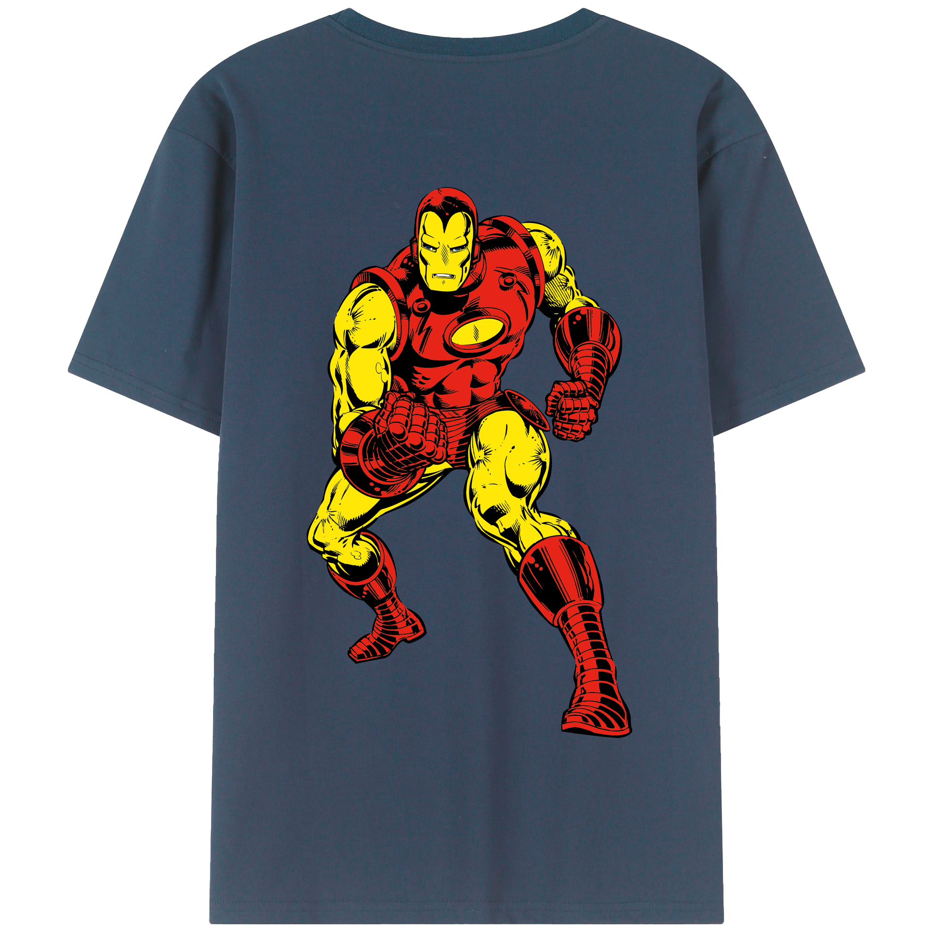 （画像用） アベンジャーズ The Avengers 綿100％半袖Tシャツ（背面プリント）