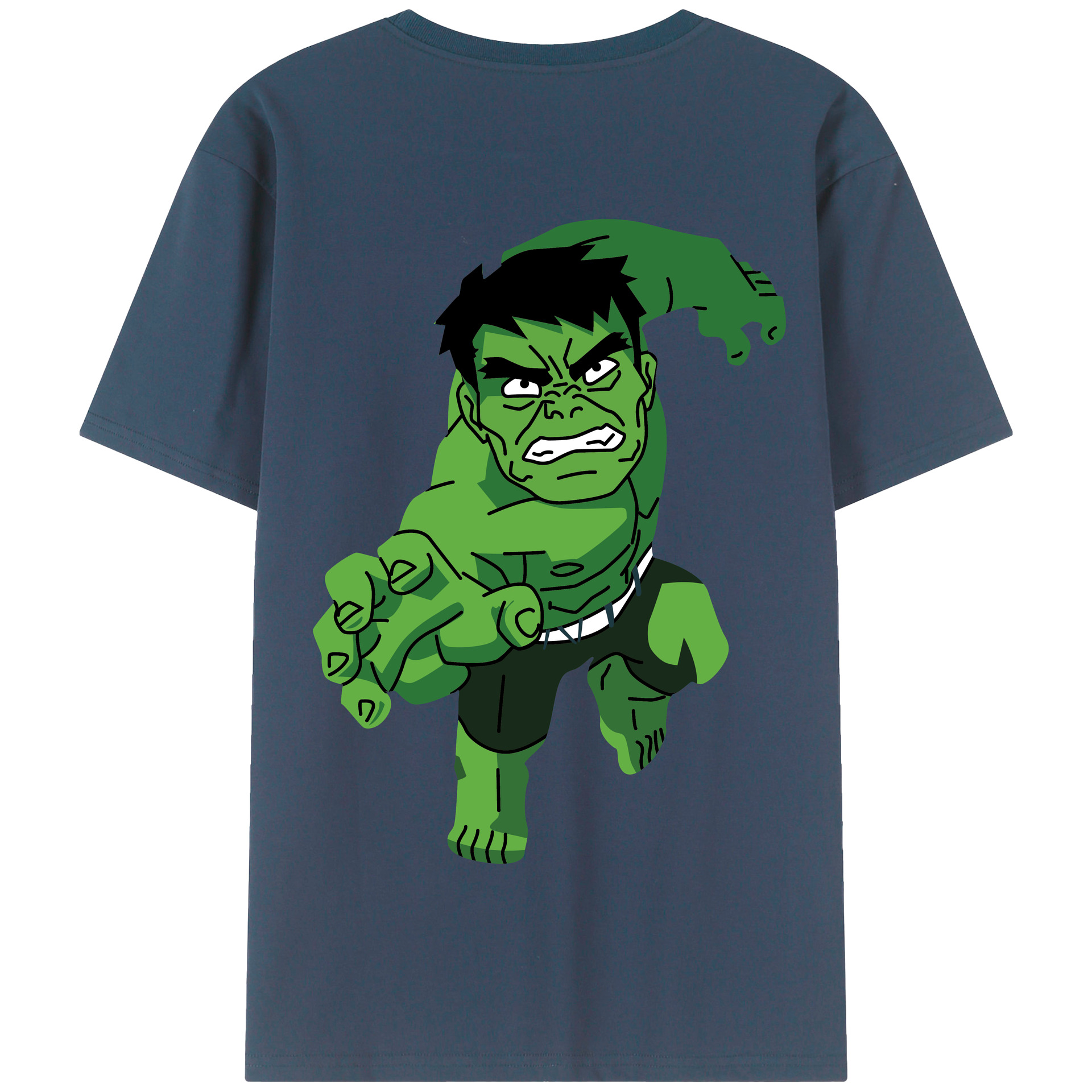 （画像用） アベンジャーズ The Avengers 綿100％半袖Tシャツ（背面プリント）