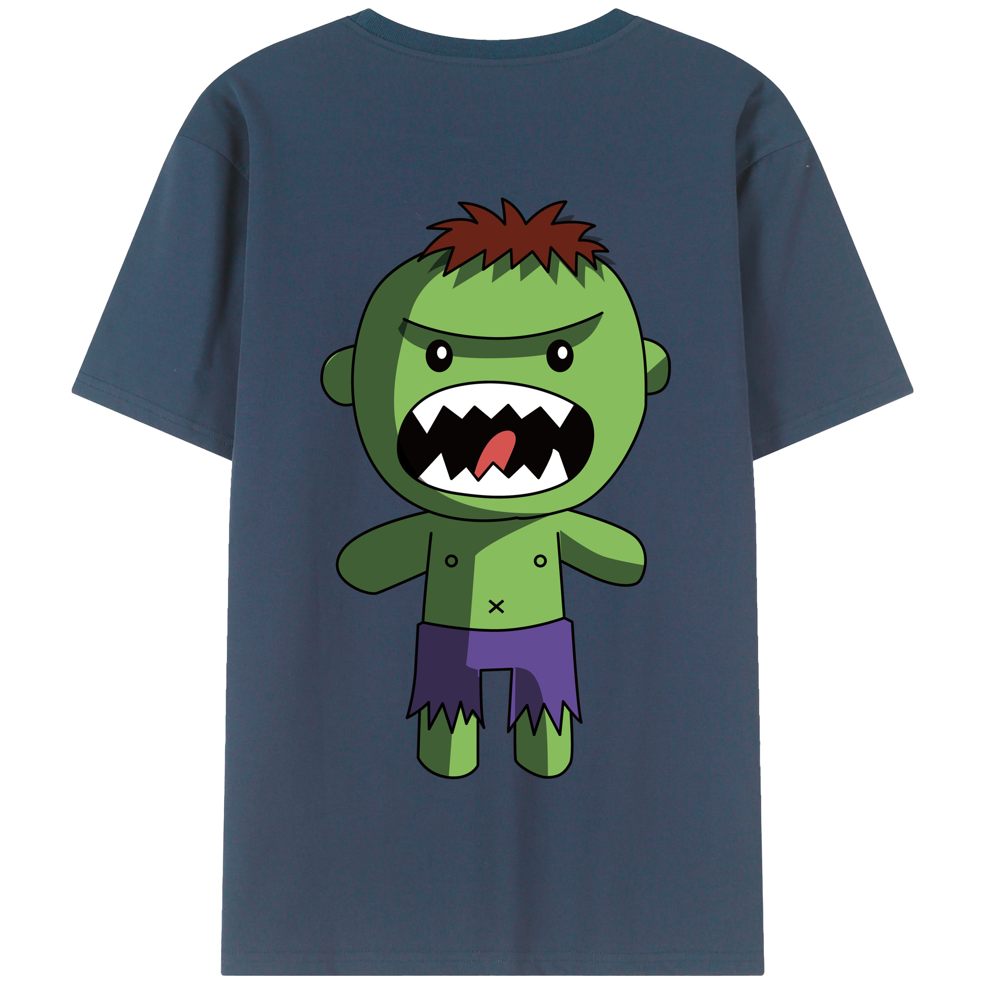 （画像用） アベンジャーズ The Avengers 綿100％半袖Tシャツ（背面プリント）