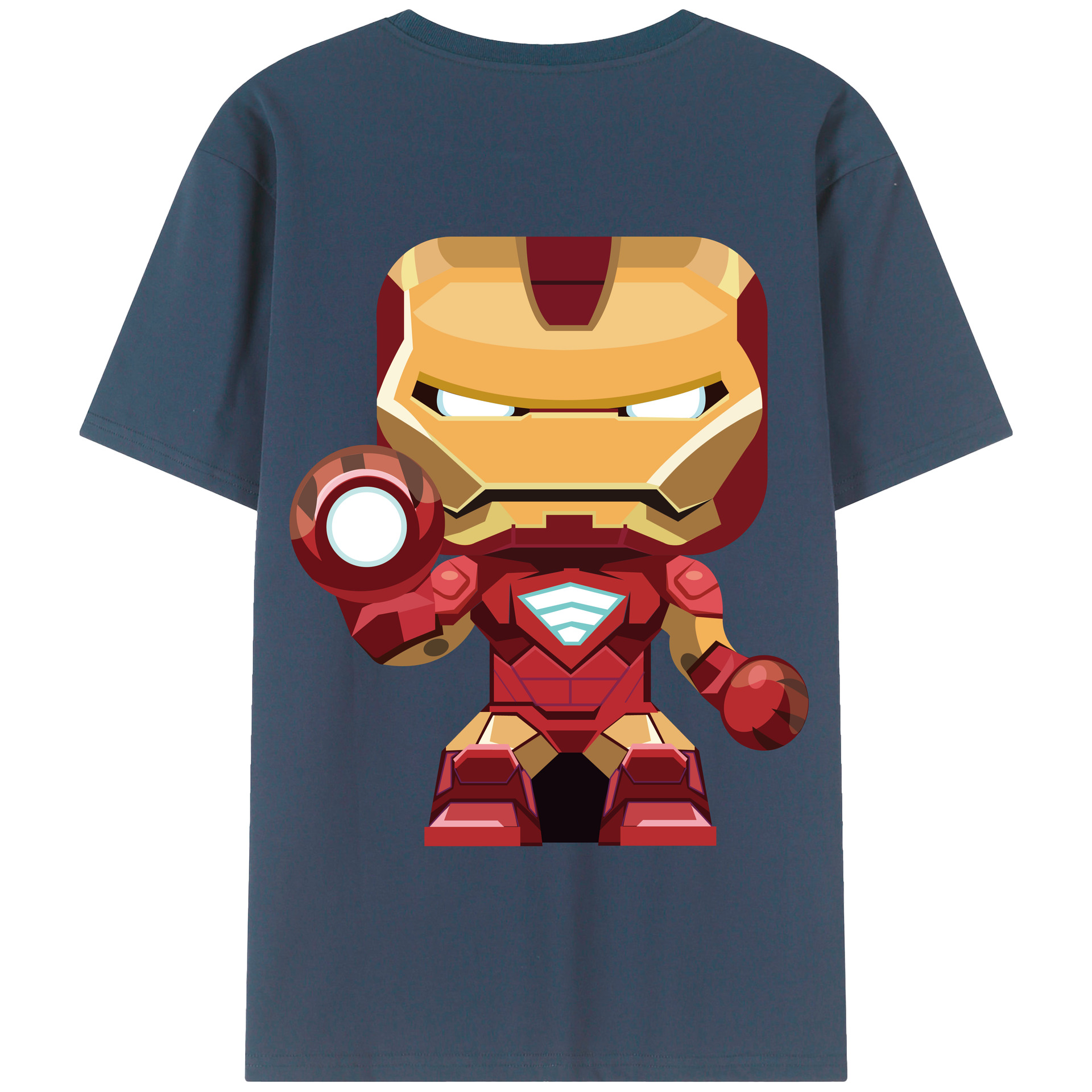 （画像用） アベンジャーズ The Avengers 綿100％半袖Tシャツ（背面プリント）