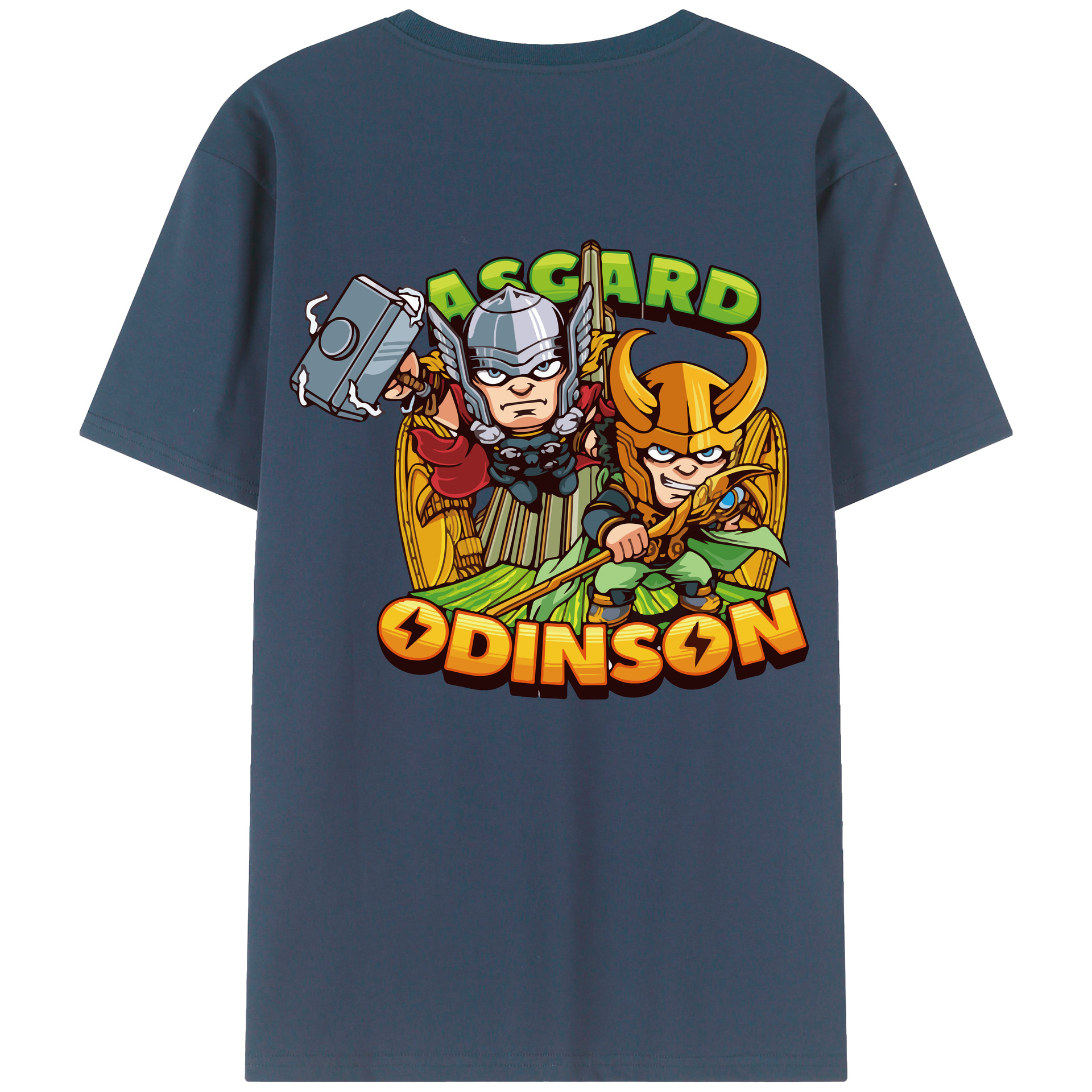（画像用） アベンジャーズ The Avengers 綿100％半袖Tシャツ（背面プリント）
