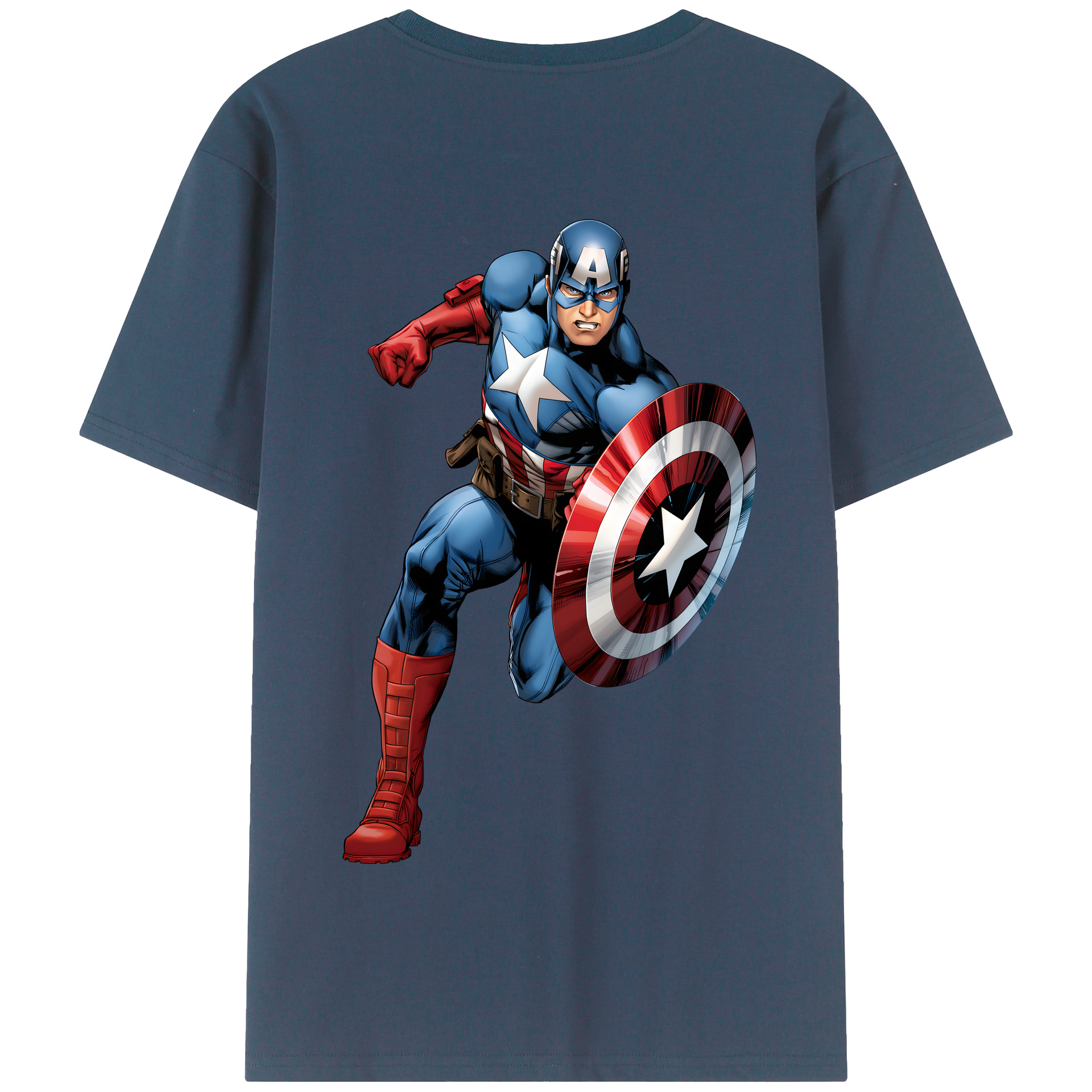 （画像用） アベンジャーズ The Avengers 綿100％半袖Tシャツ（背面プリント）