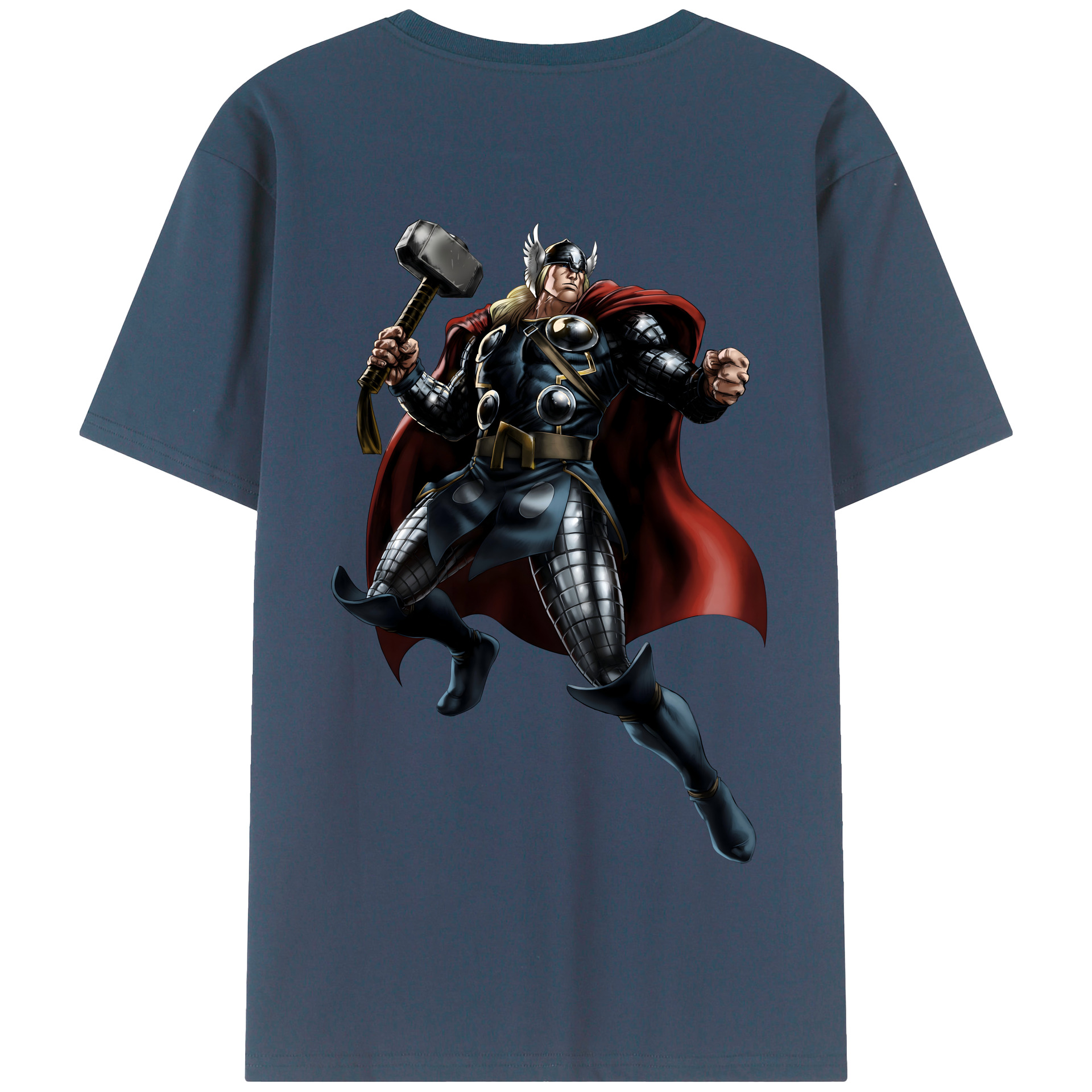 （画像用） アベンジャーズ The Avengers 綿100％半袖Tシャツ（背面プリント）