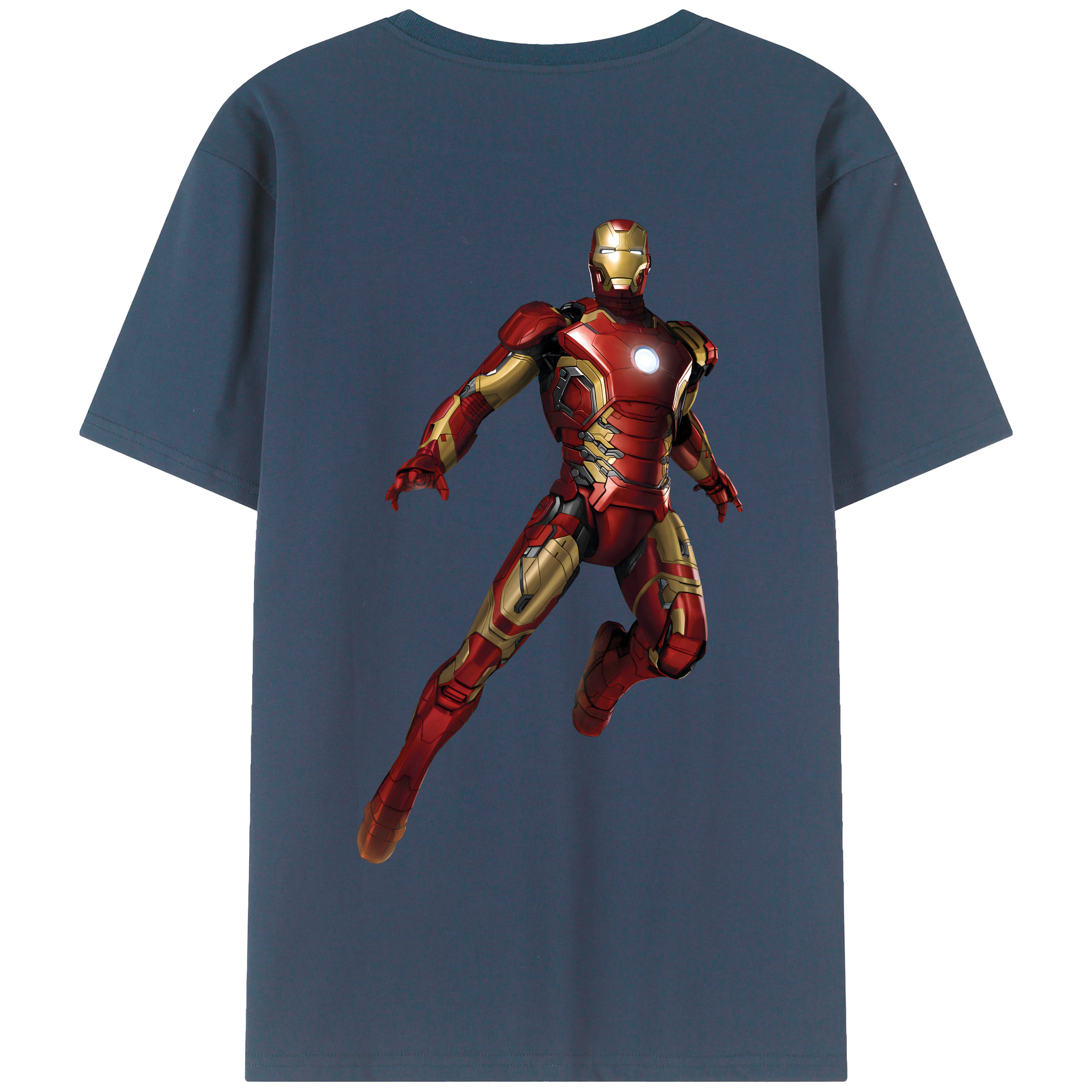 （画像用） アベンジャーズ The Avengers 綿100％半袖Tシャツ（背面プリント）