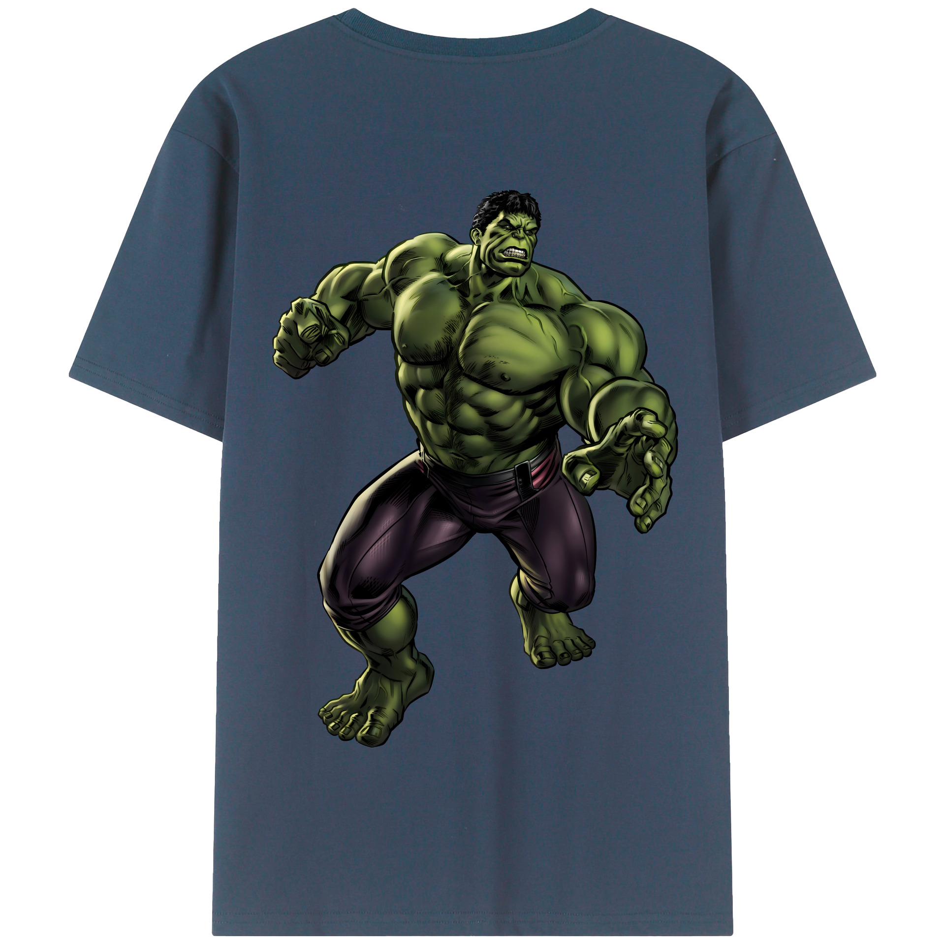 （画像用） アベンジャーズ The Avengers 綿100％半袖Tシャツ（背面プリント）