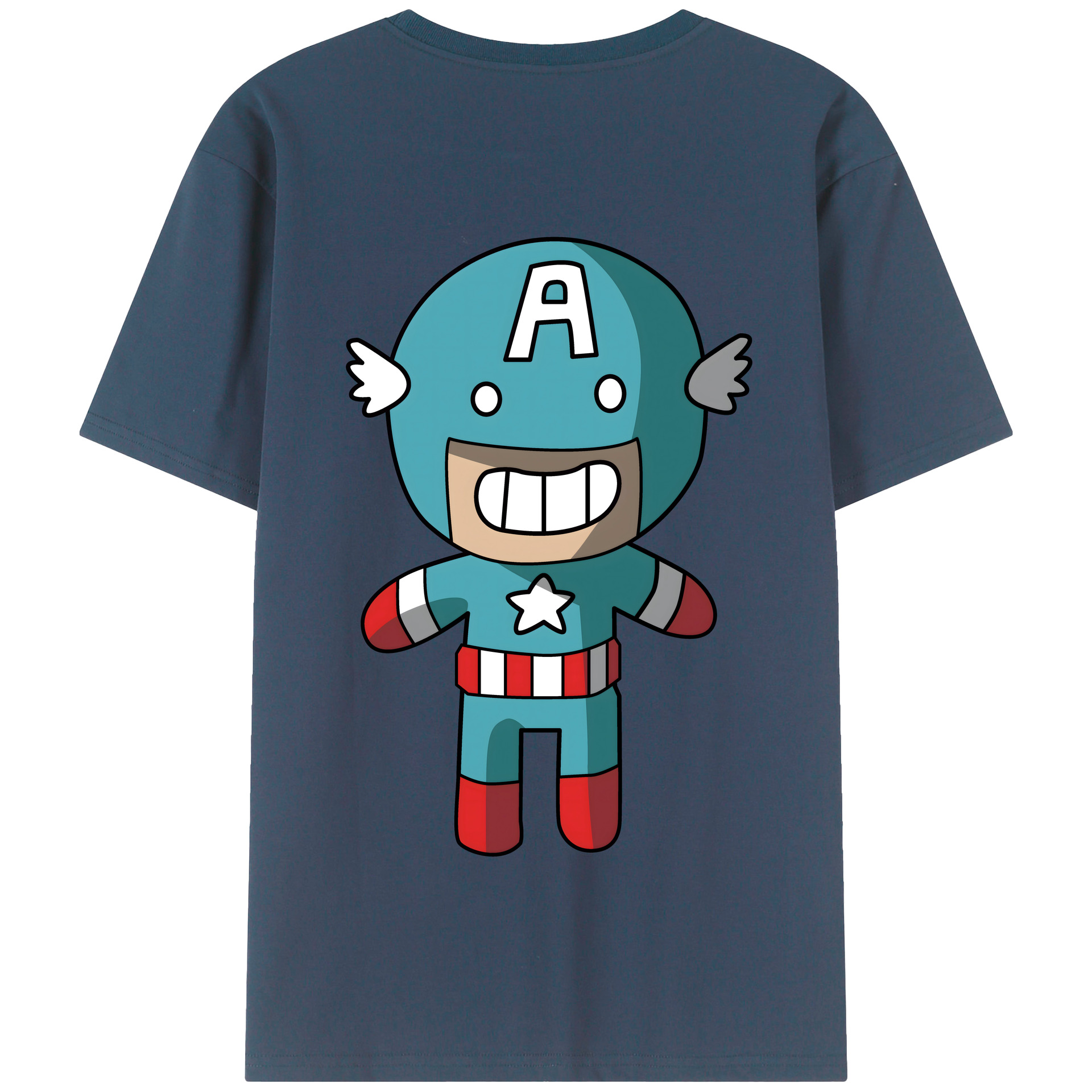 （画像用） アベンジャーズ The Avengers 綿100％半袖Tシャツ（背面プリント）