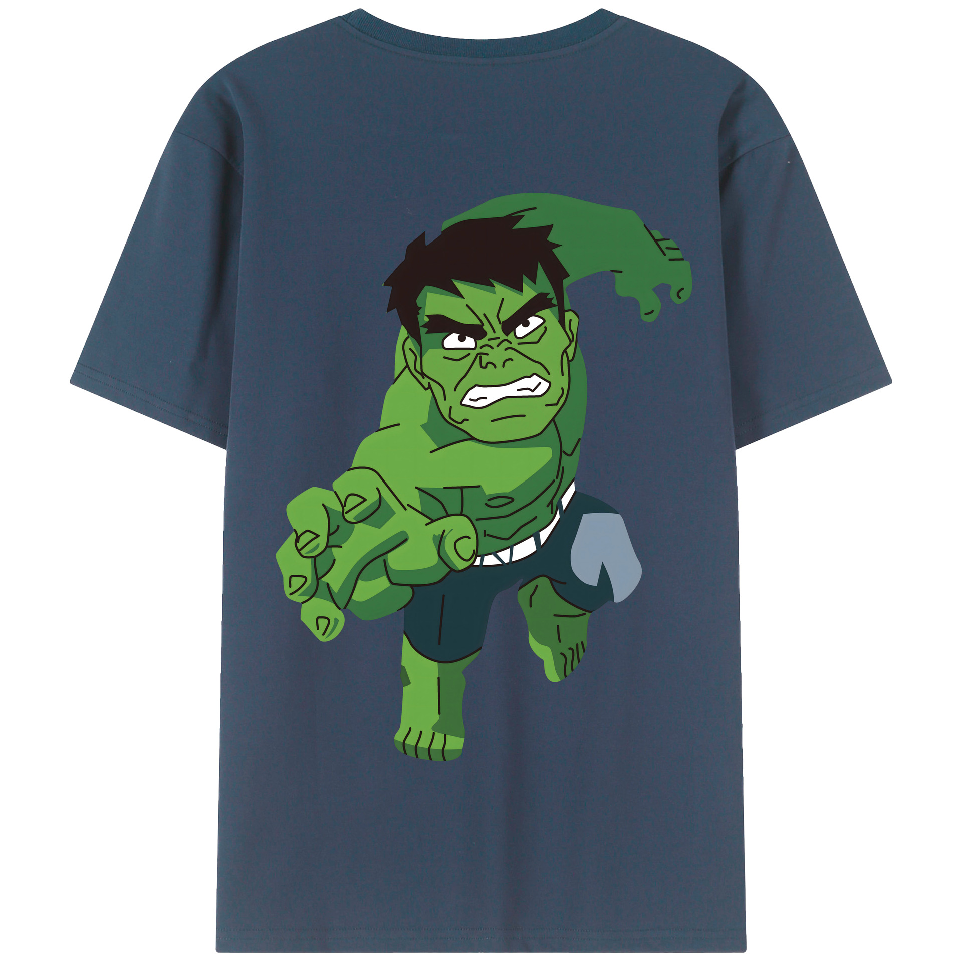 （画像用） アベンジャーズ The Avengers 綿100％半袖Tシャツ（背面プリント）
