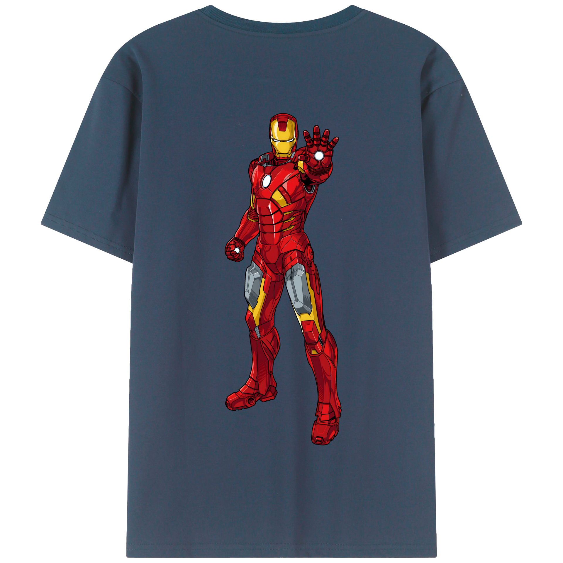 （画像用） アベンジャーズ The Avengers 綿100％半袖Tシャツ（背面プリント）