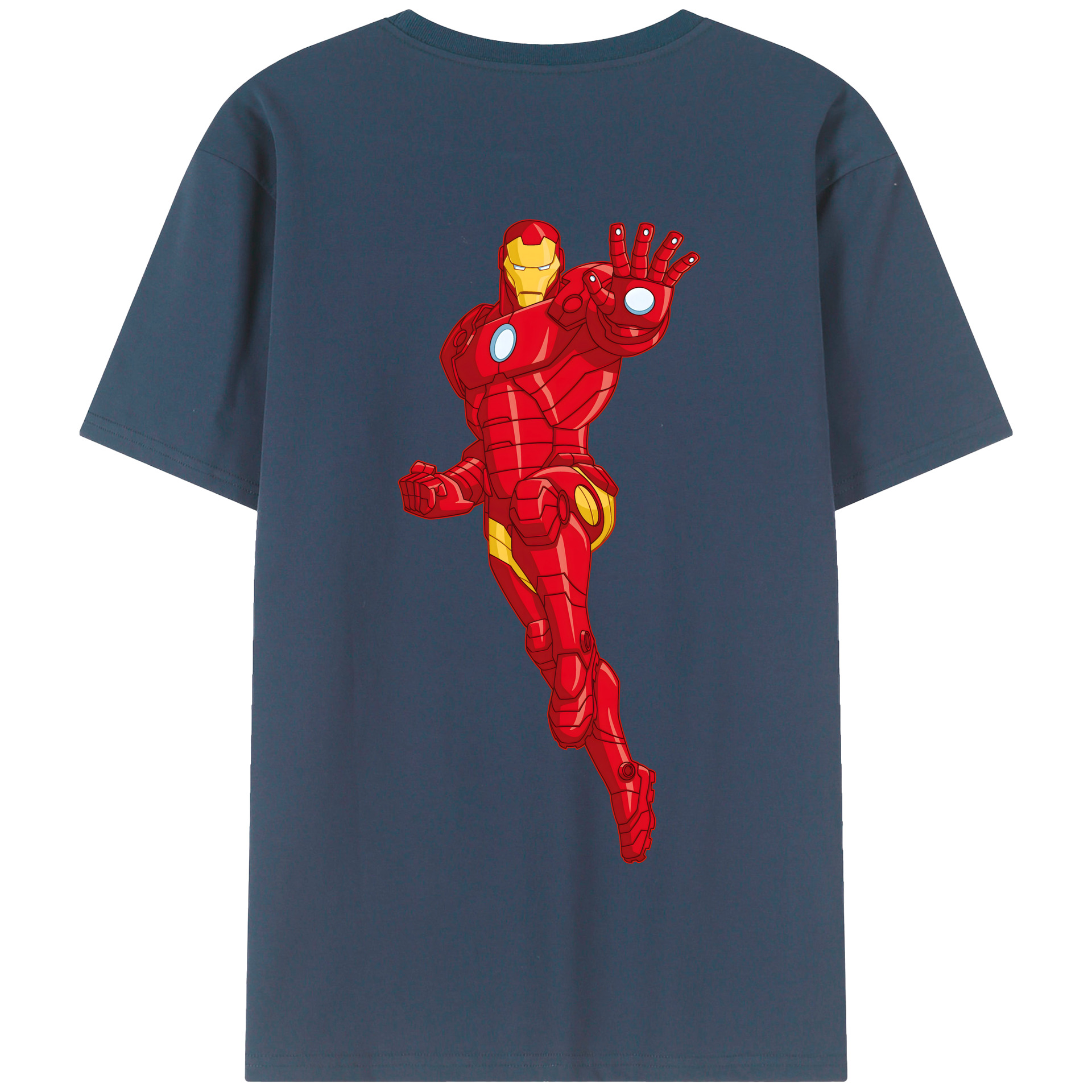 （画像用） アベンジャーズ The Avengers 綿100％半袖Tシャツ（背面プリント）