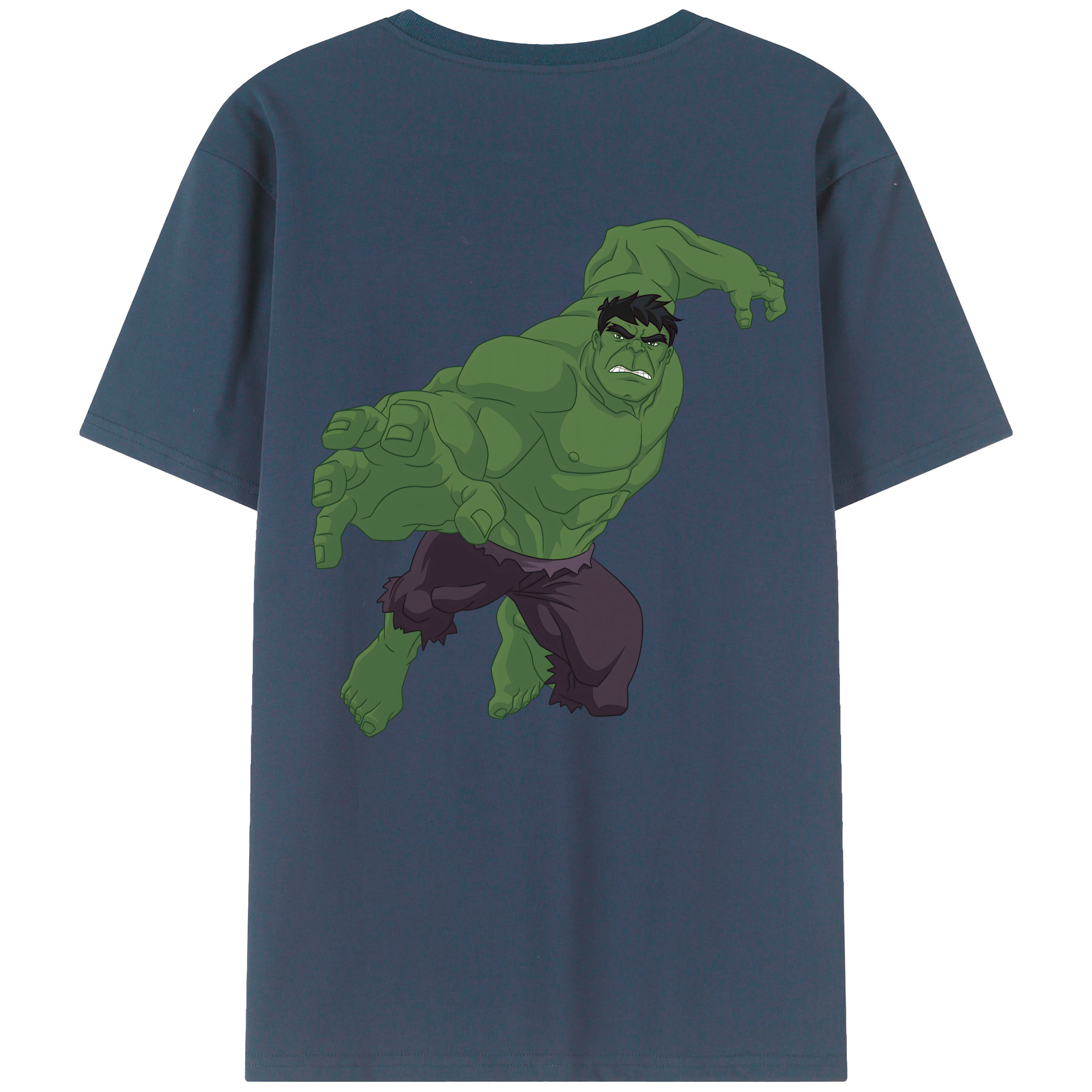 （画像用） アベンジャーズ The Avengers 綿100％半袖Tシャツ（背面プリント）