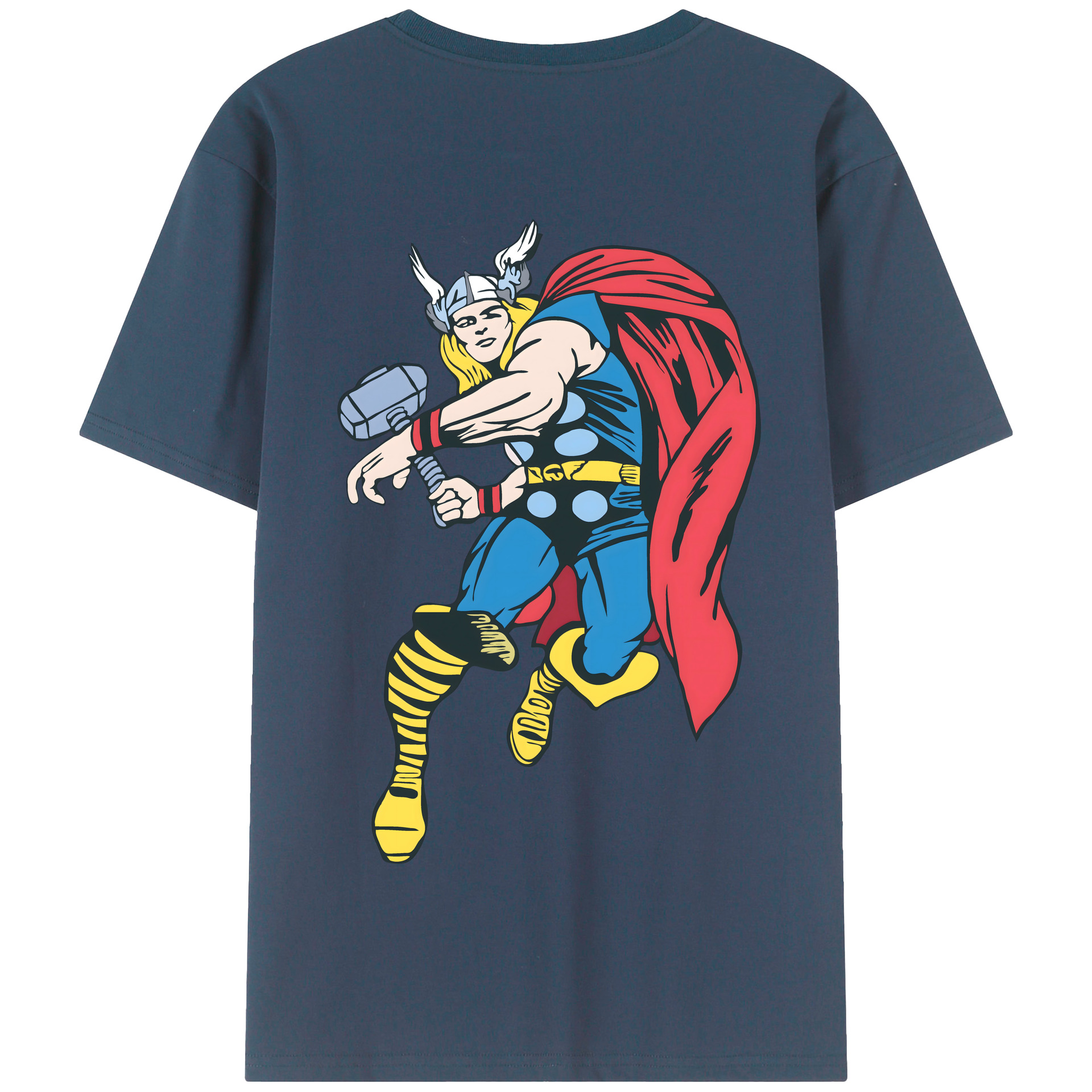 （画像用） アベンジャーズ The Avengers 綿100％半袖Tシャツ（背面プリント）