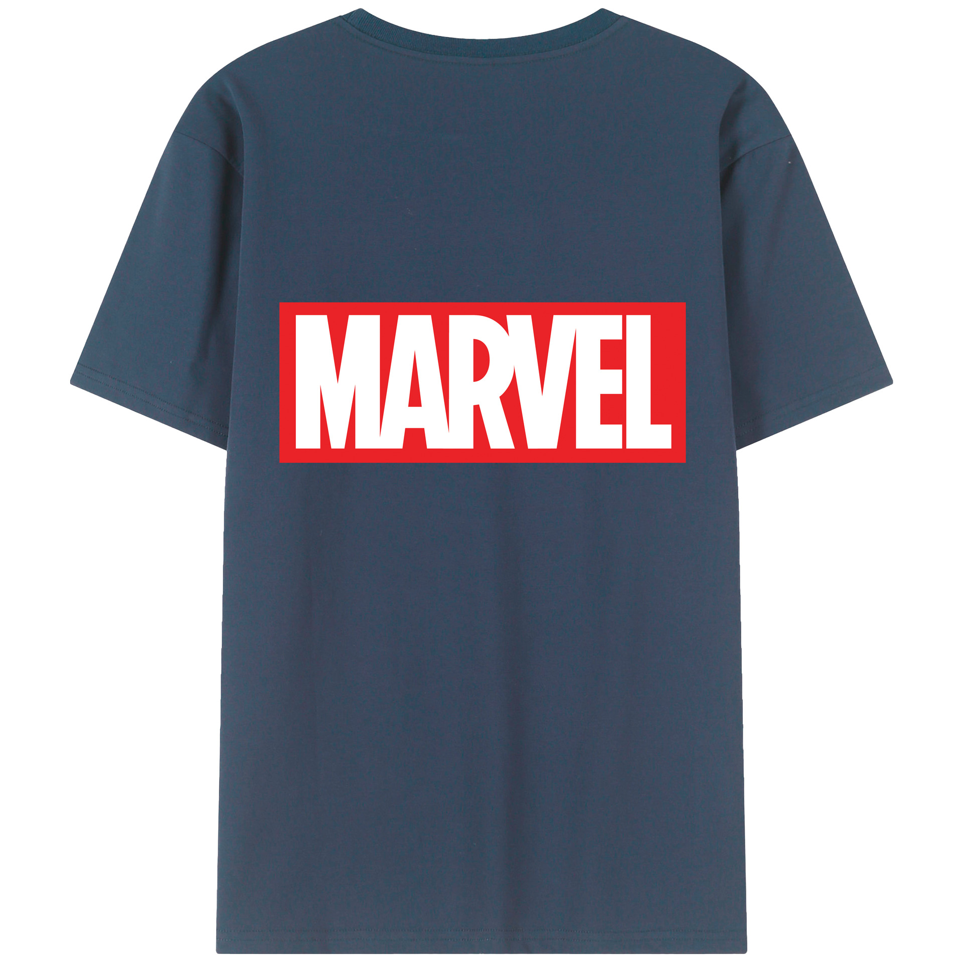 （画像用） アベンジャーズ The Avengers 綿100％半袖Tシャツ（背面プリント）