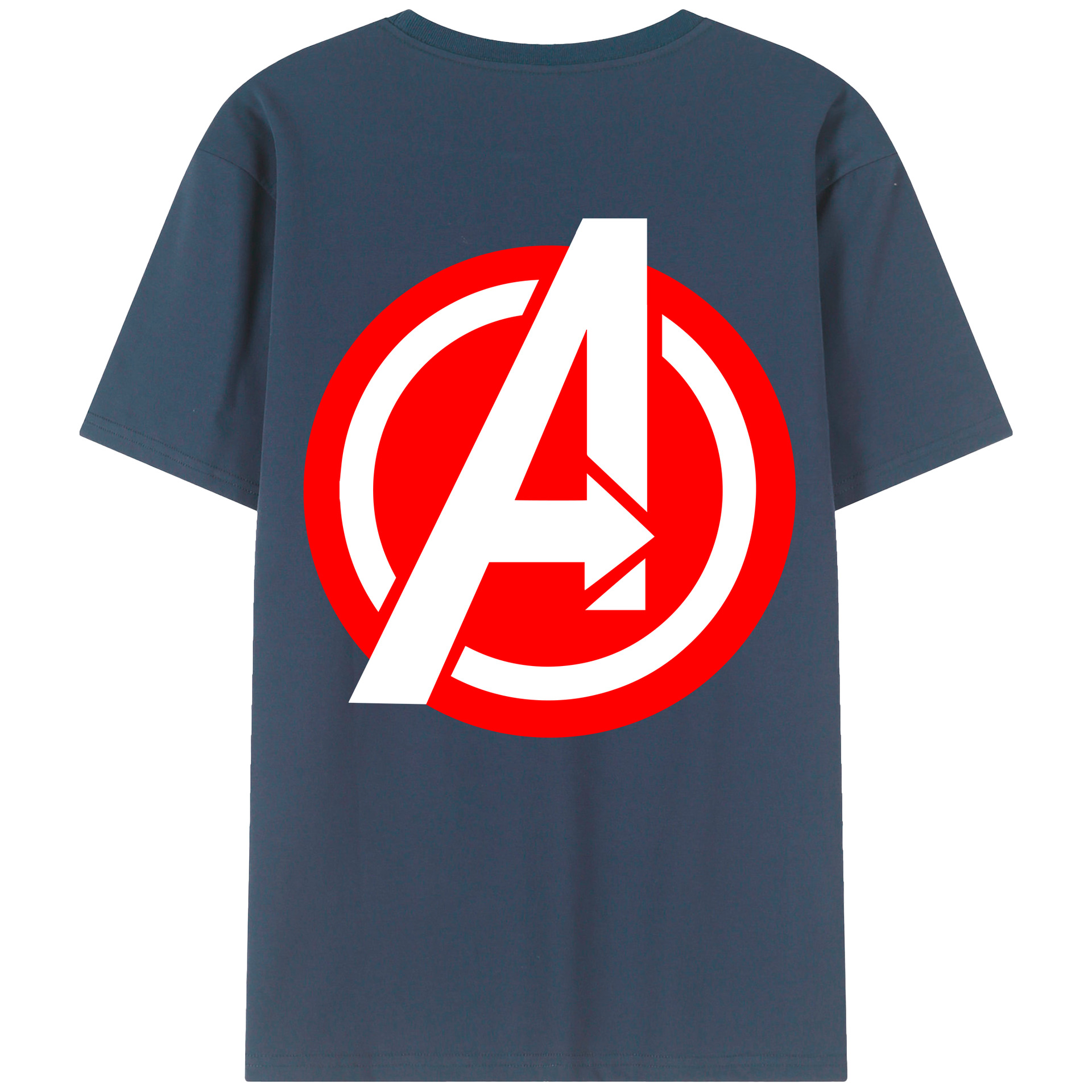 （画像用） アベンジャーズ The Avengers 綿100％半袖Tシャツ（背面プリント）