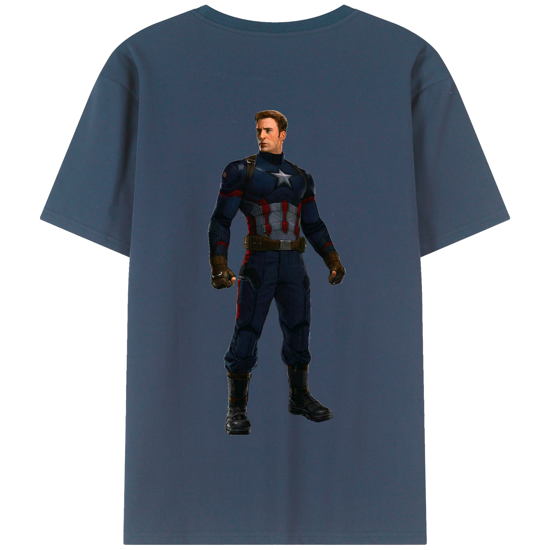 （画像用） アベンジャーズ The Avengers 綿100％半袖Tシャツ（背面プリント）