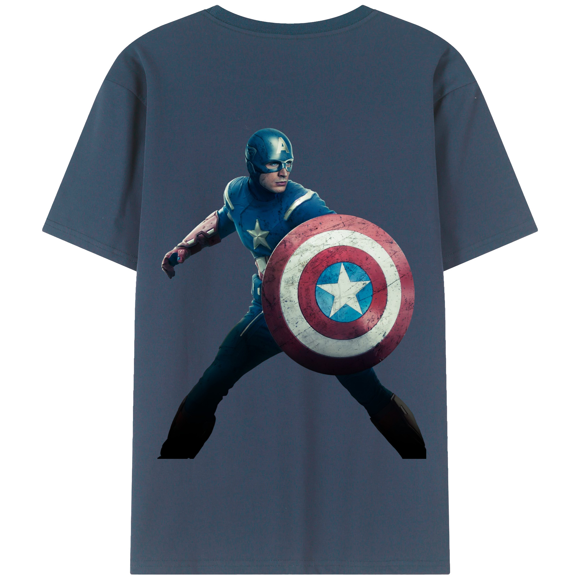 （画像用） アベンジャーズ The Avengers 綿100％半袖Tシャツ（背面プリント）