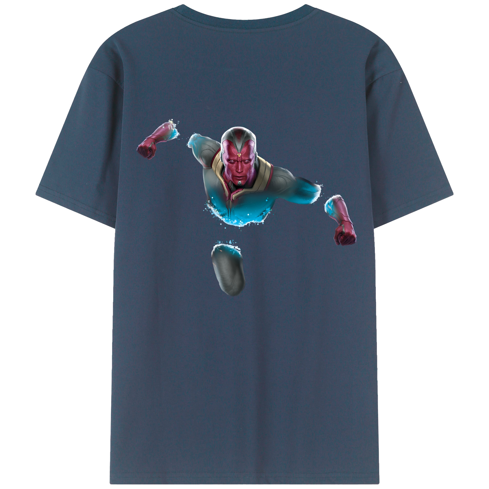 （画像用） アベンジャーズ The Avengers 綿100％半袖Tシャツ（背面プリント）