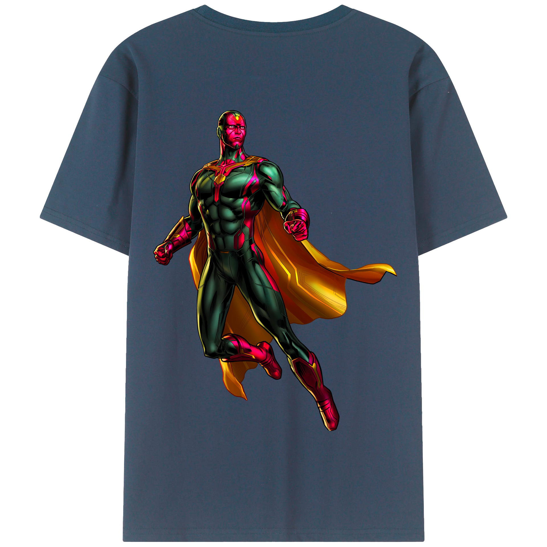 （画像用） アベンジャーズ The Avengers 綿100％半袖Tシャツ（背面プリント）