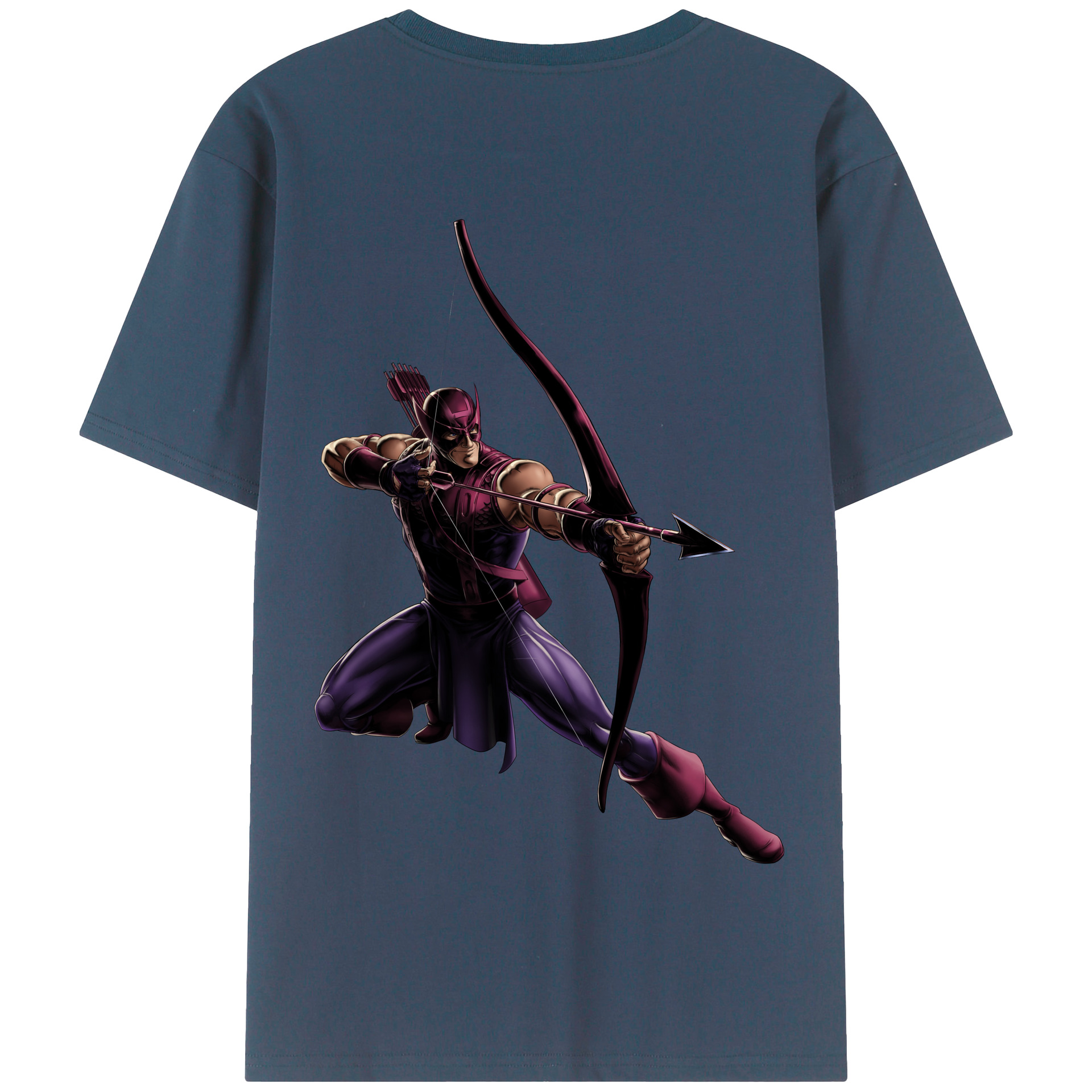 （画像用） アベンジャーズ The Avengers 綿100％半袖Tシャツ（背面プリント）