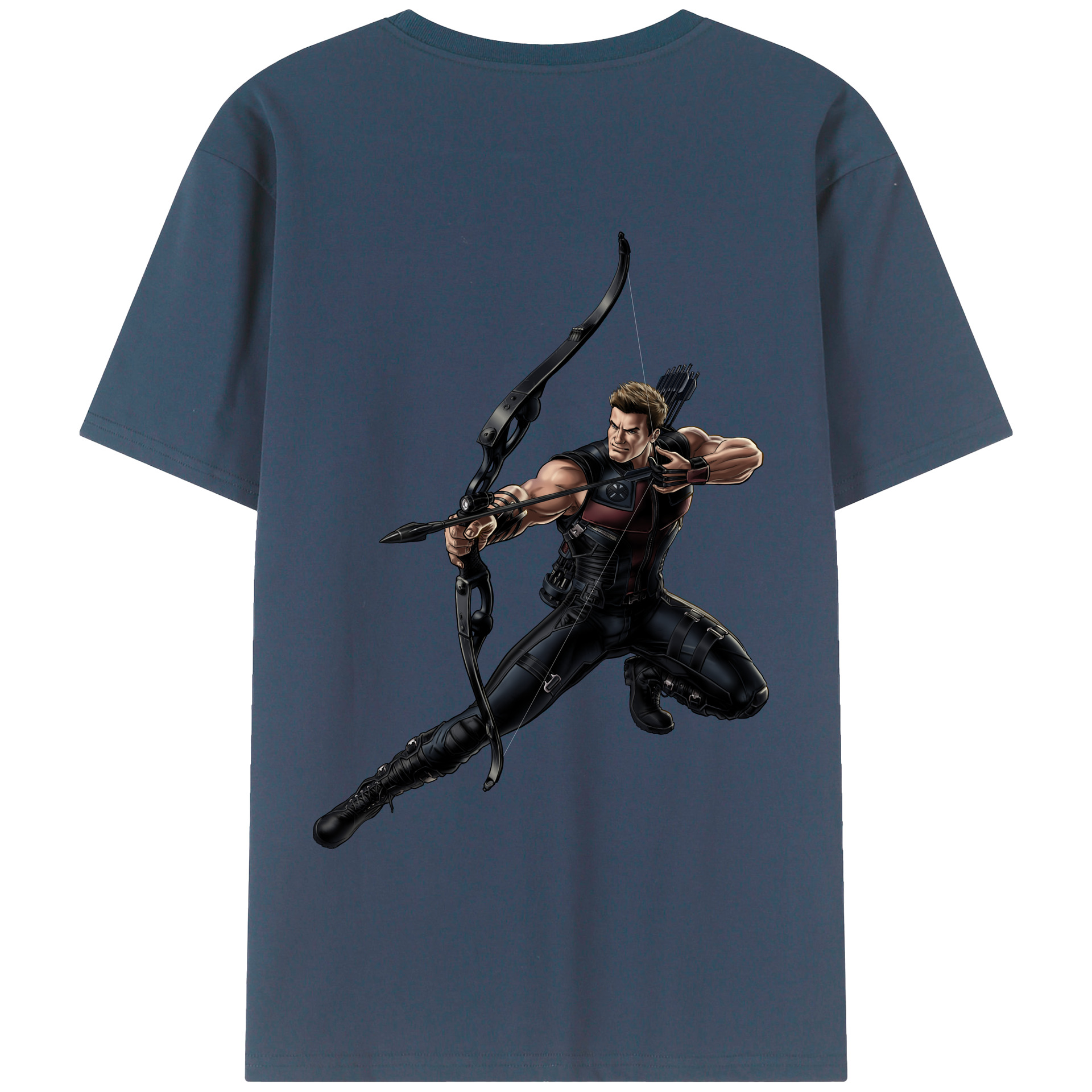 （画像用） アベンジャーズ The Avengers 綿100％半袖Tシャツ（背面プリント）