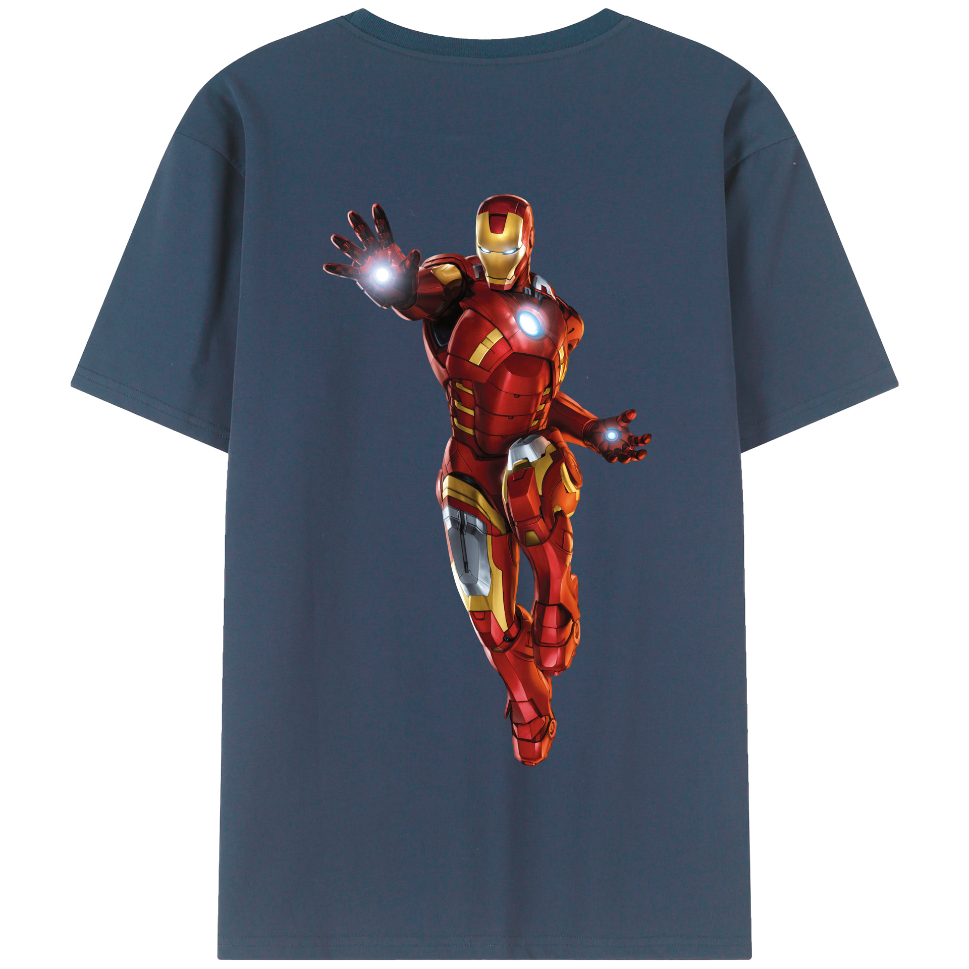 （画像用） アベンジャーズ The Avengers 綿100％半袖Tシャツ（背面プリント）