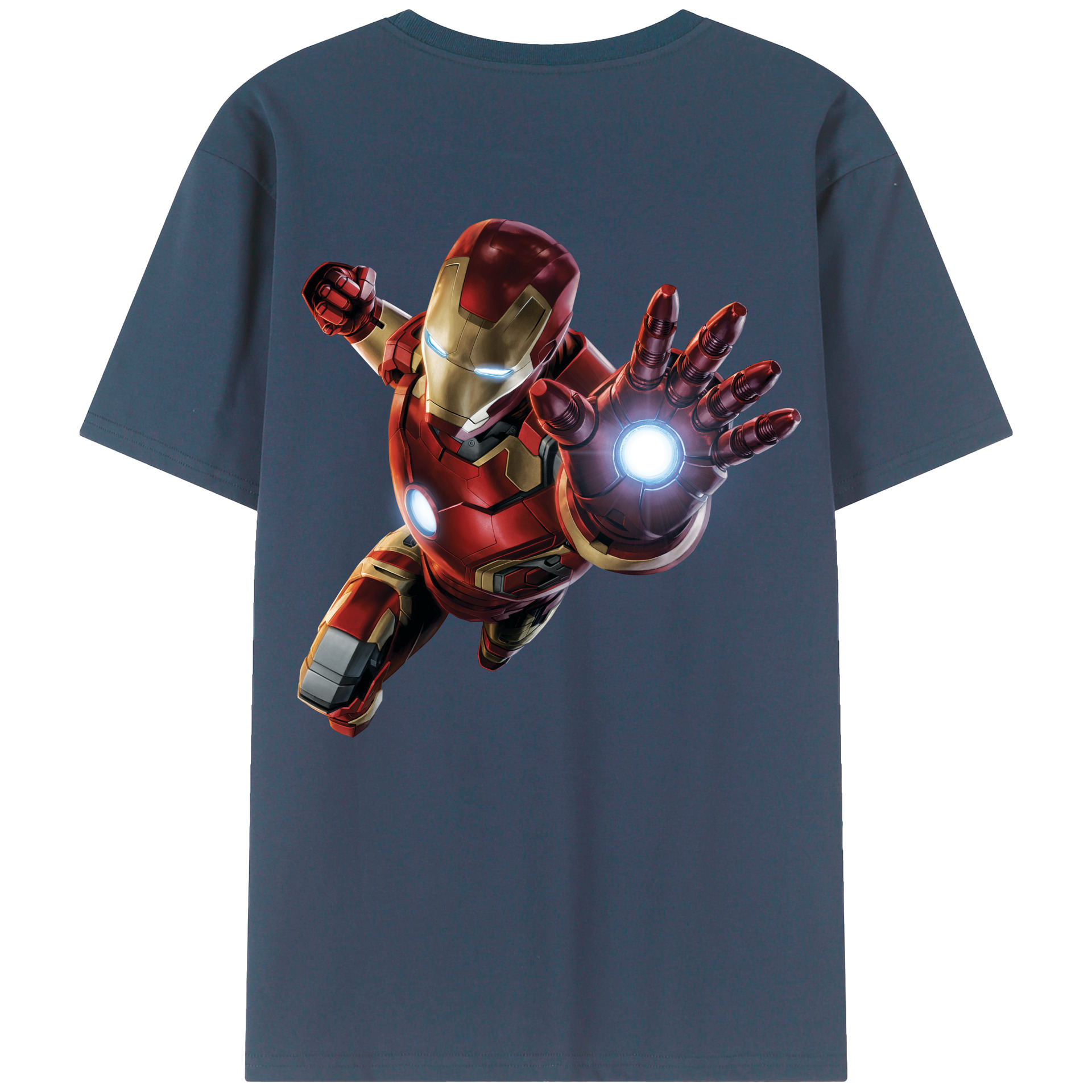 （画像用） アベンジャーズ The Avengers 綿100％半袖Tシャツ（背面プリント）