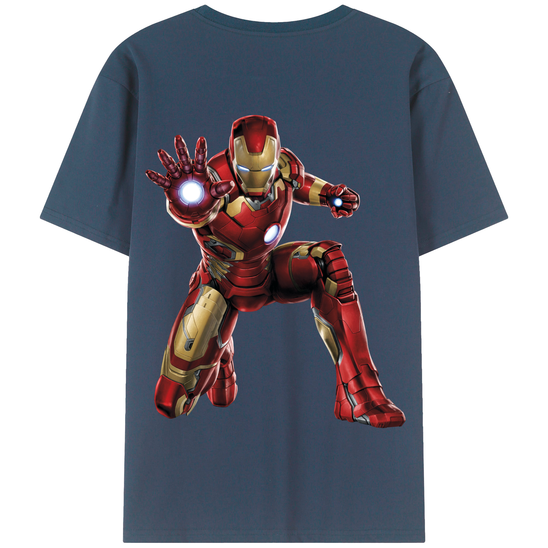 （画像用） アベンジャーズ The Avengers 綿100％半袖Tシャツ（背面プリント）