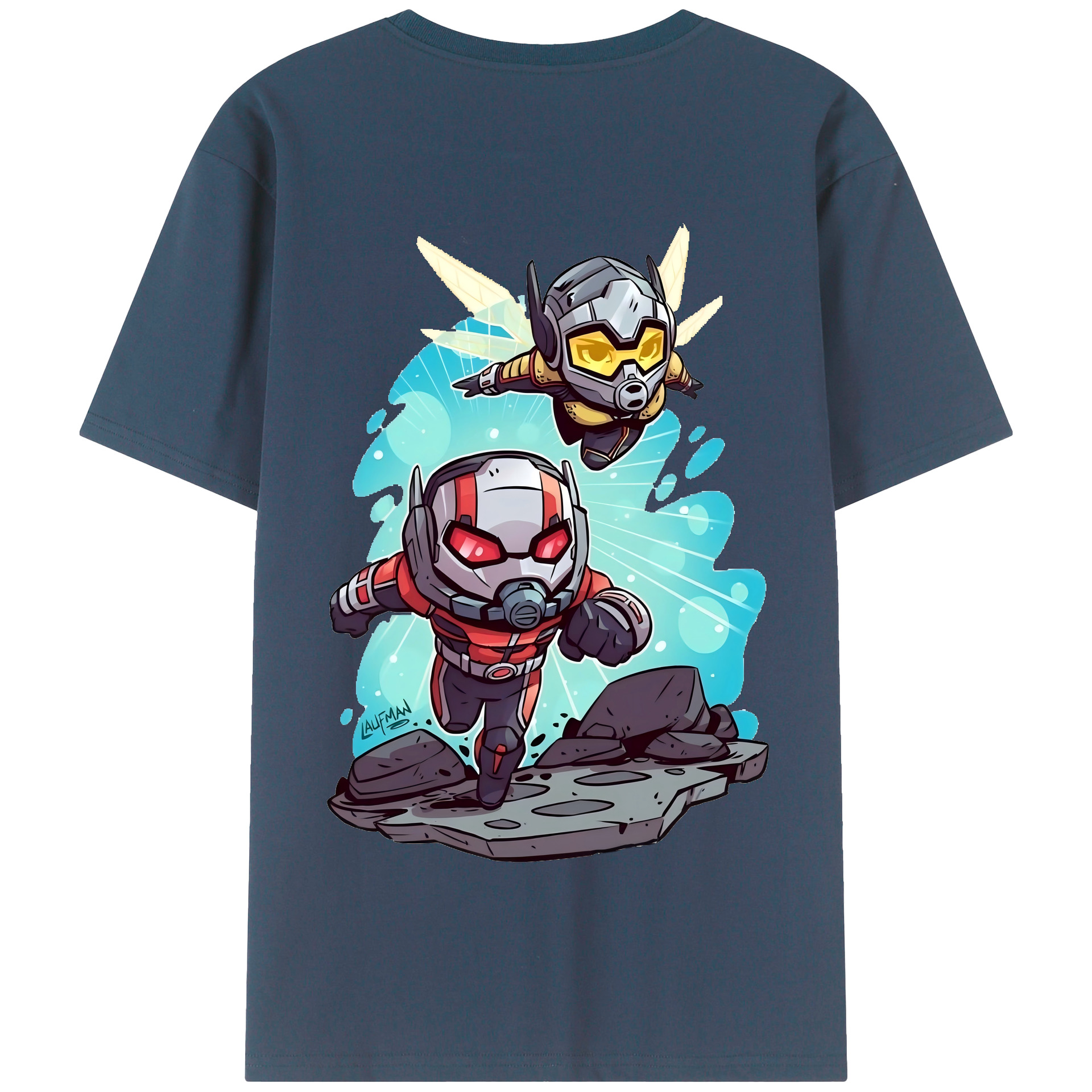 （画像用） アベンジャーズ The Avengers 綿100％半袖Tシャツ（背面プリント）