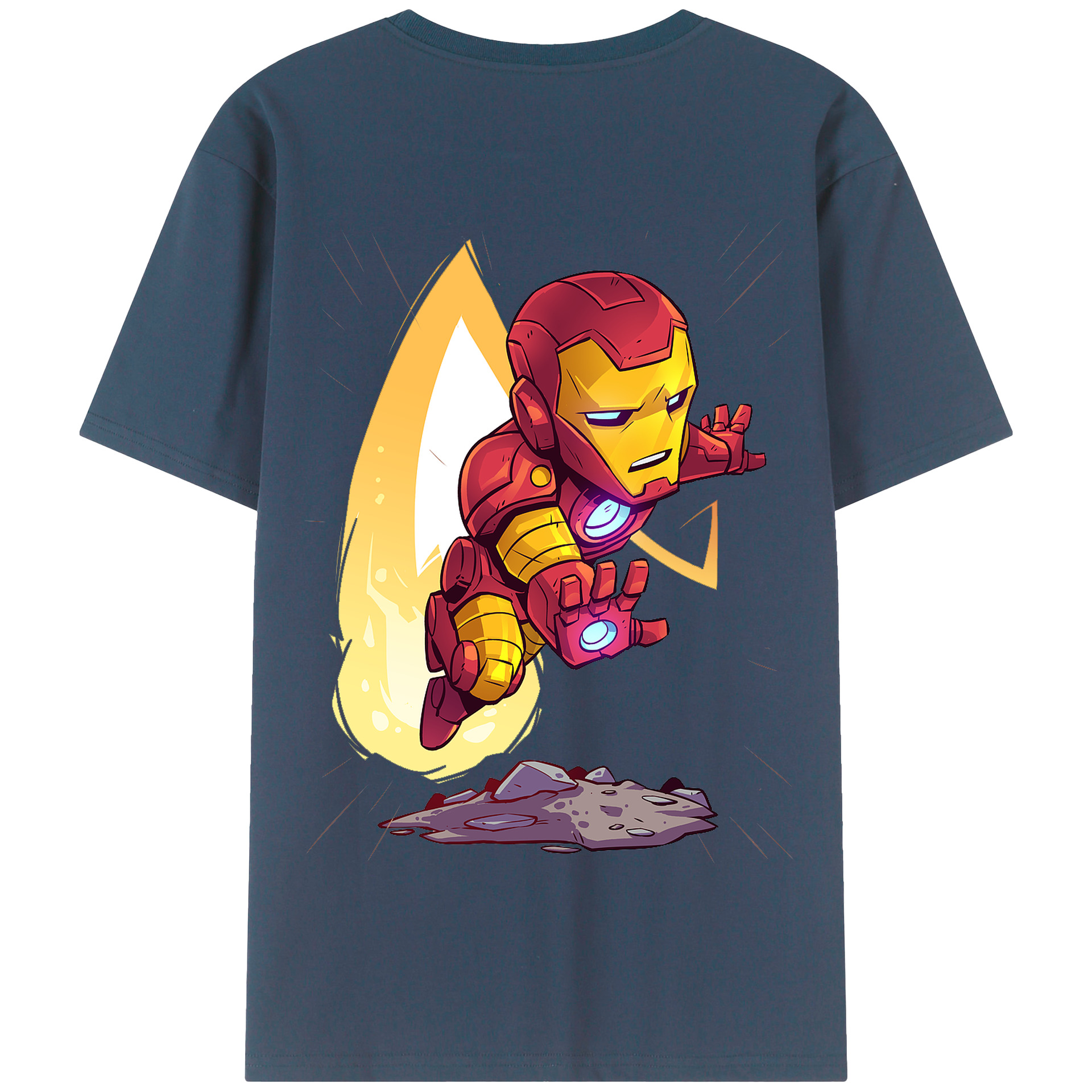 （画像用） アベンジャーズ The Avengers 綿100％半袖Tシャツ（背面プリント）
