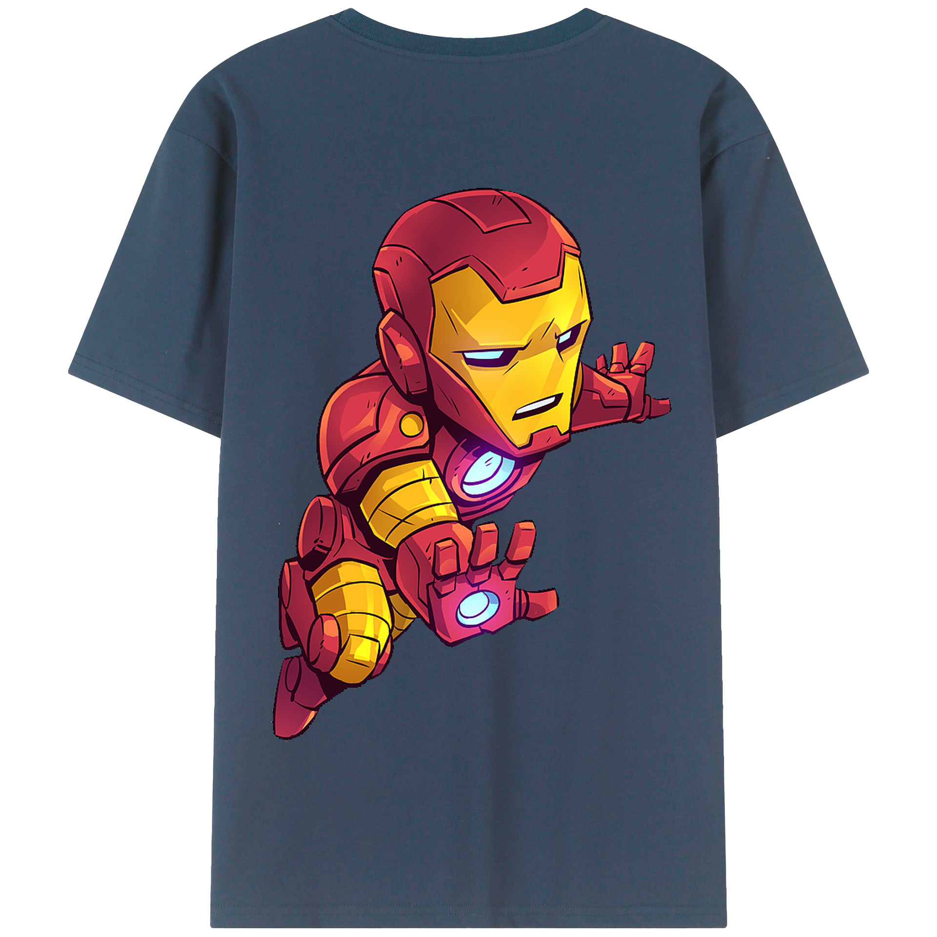 （画像用） アベンジャーズ The Avengers 綿100％半袖Tシャツ（背面プリント）