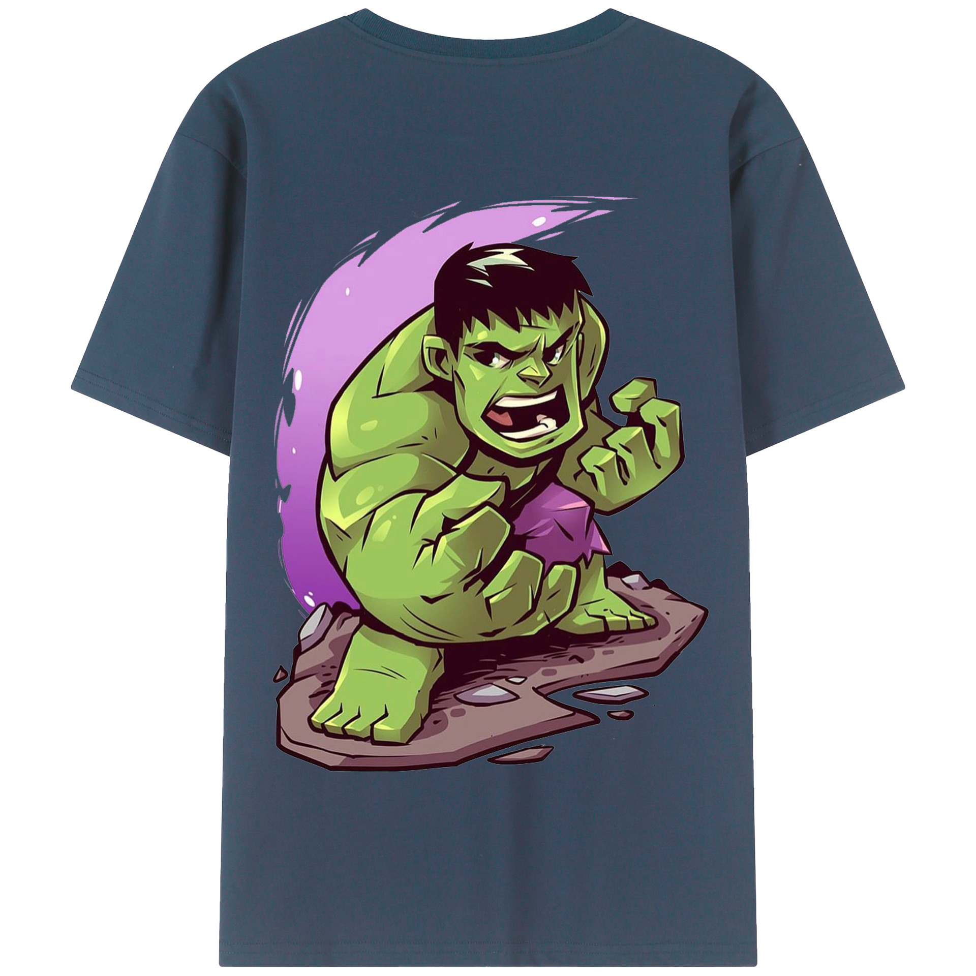 （画像用） アベンジャーズ The Avengers 綿100％半袖Tシャツ（背面プリント）