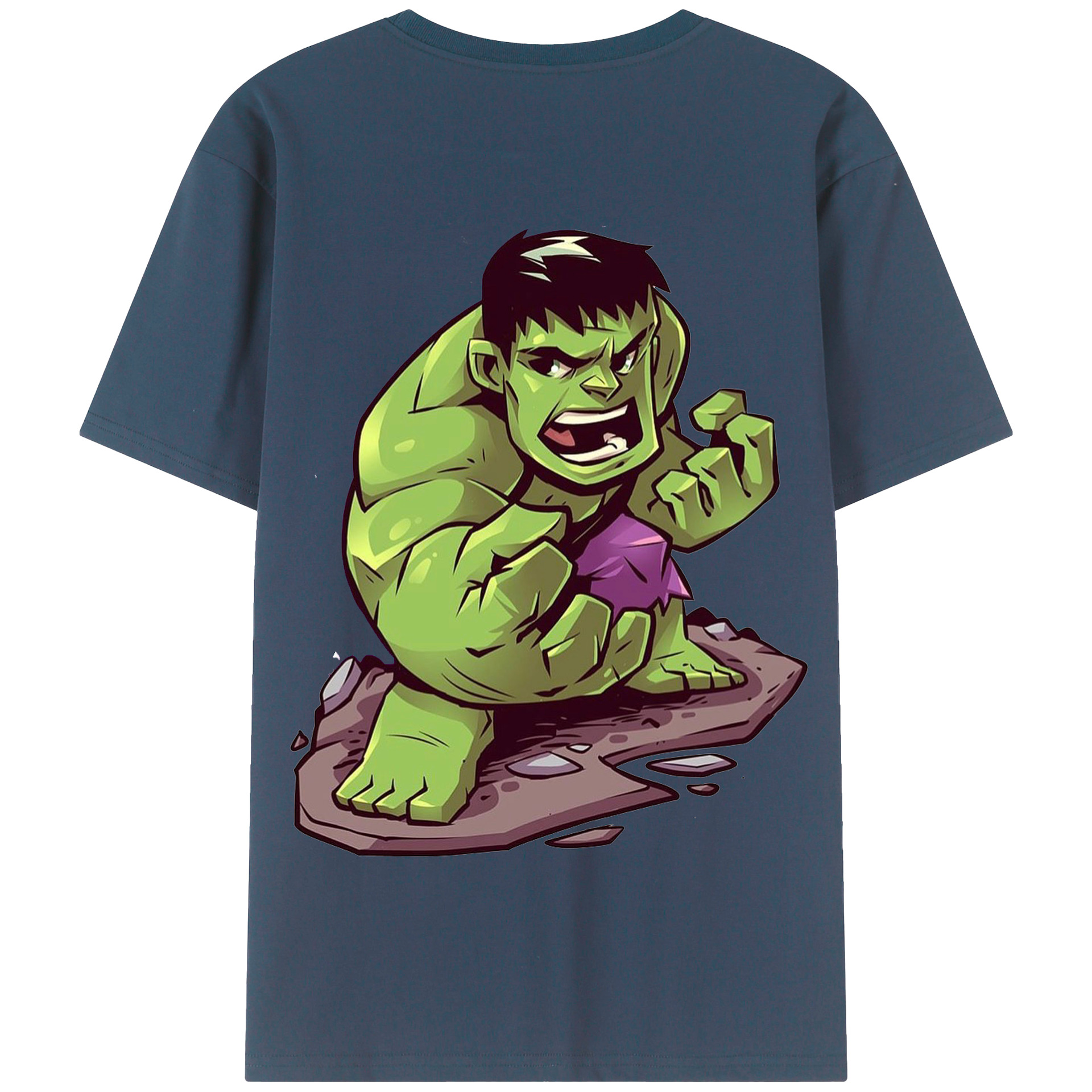 （画像用） アベンジャーズ The Avengers 綿100％半袖Tシャツ（背面プリント）