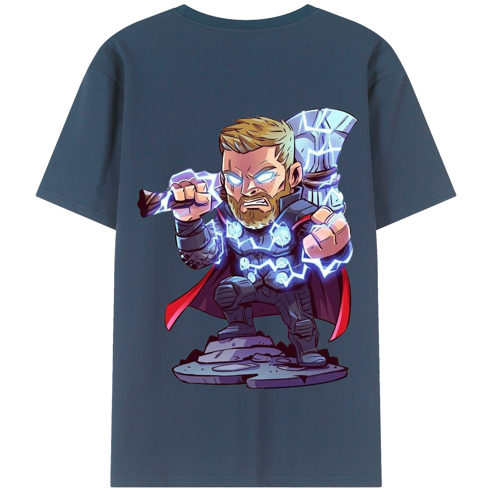 （画像用） アベンジャーズ The Avengers 綿100％半袖Tシャツ（背面プリント）