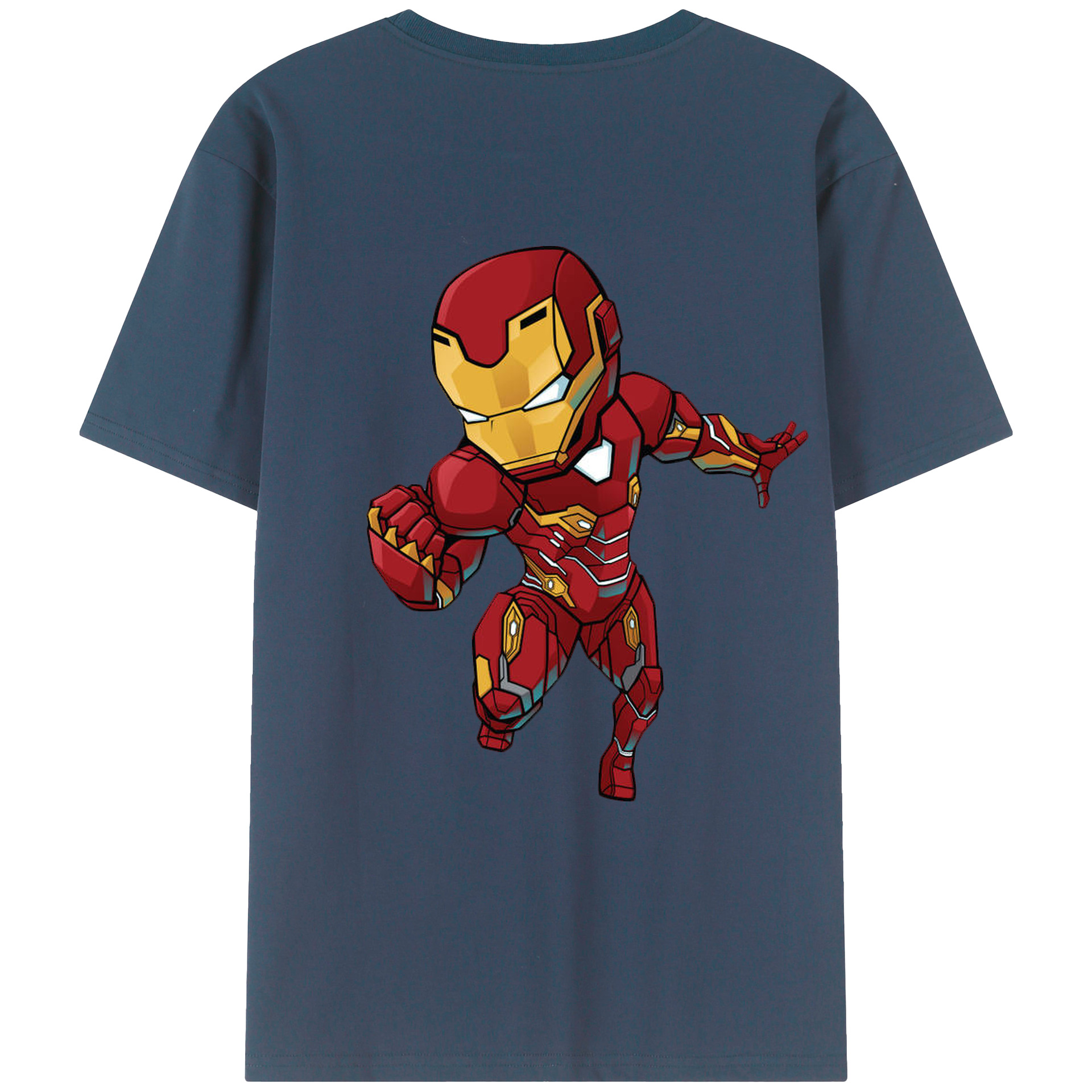 （画像用） アベンジャーズ The Avengers 綿100％半袖Tシャツ（背面プリント）