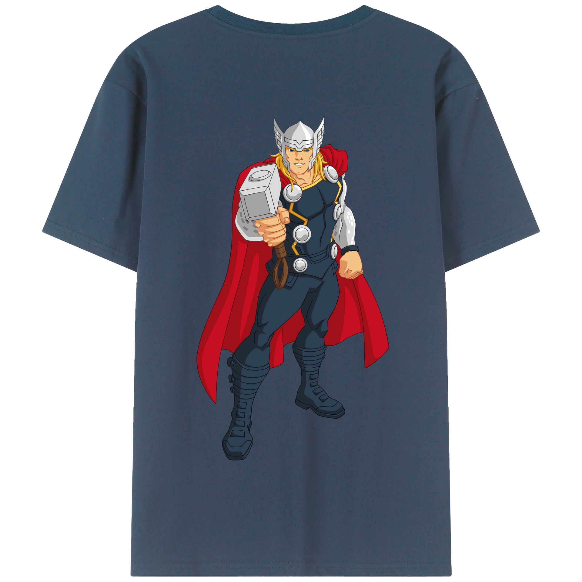 （画像用） アベンジャーズ The Avengers 綿100％半袖Tシャツ（背面プリント）