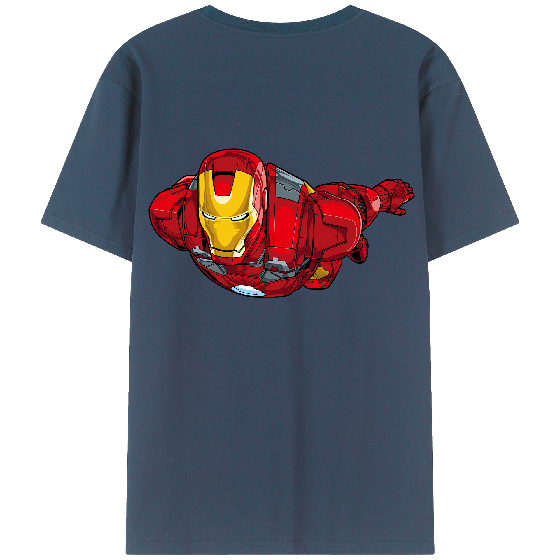 （画像用） アベンジャーズ The Avengers 綿100％半袖Tシャツ（背面プリント）