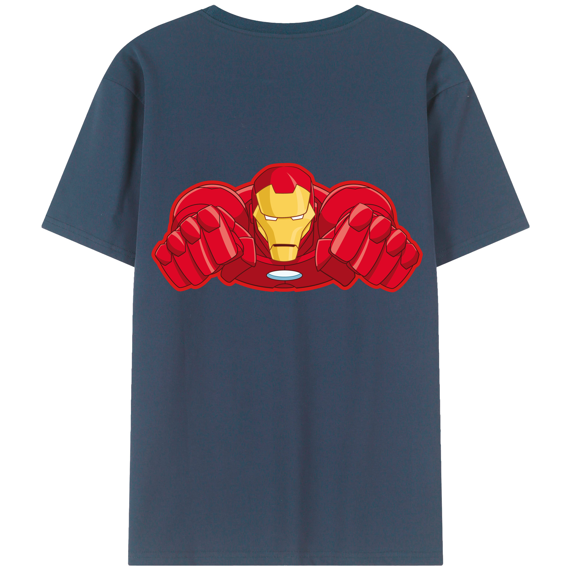 （画像用） アベンジャーズ The Avengers 綿100％半袖Tシャツ（背面プリント）