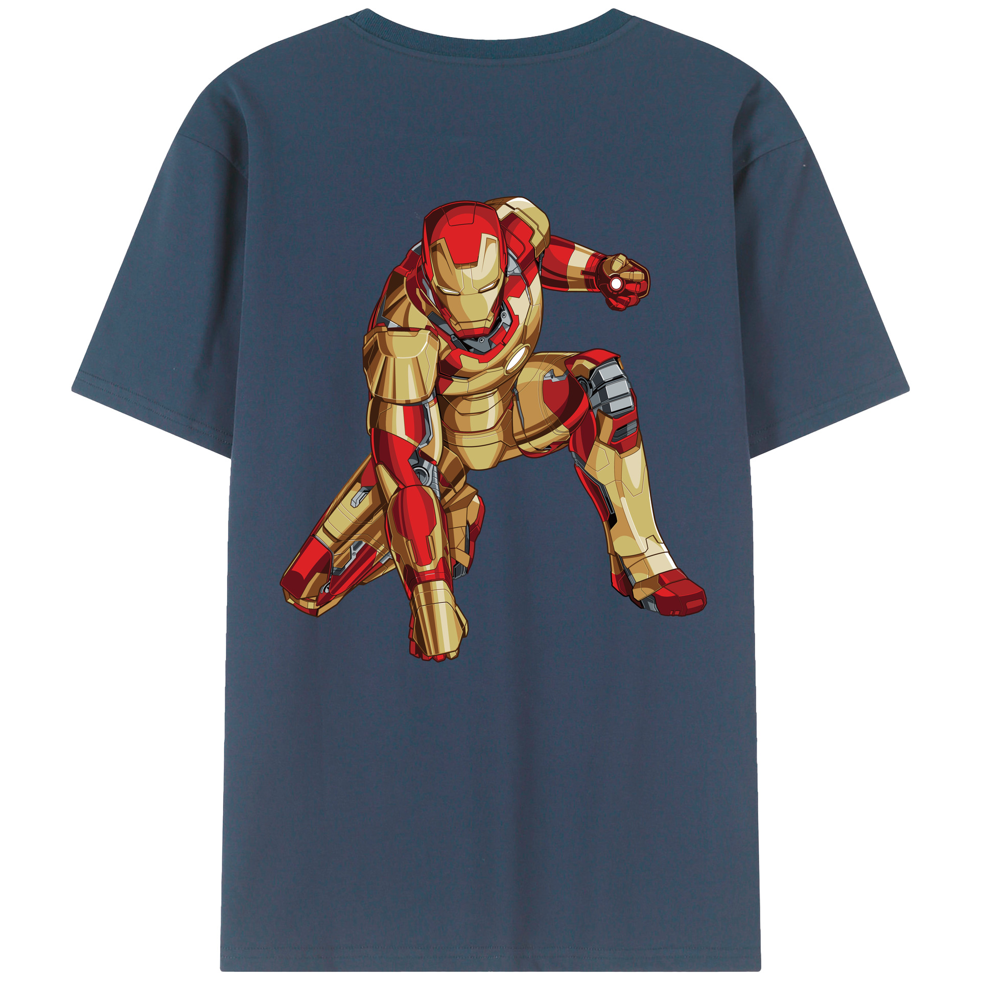（画像用） アベンジャーズ The Avengers 綿100％半袖Tシャツ（背面プリント）