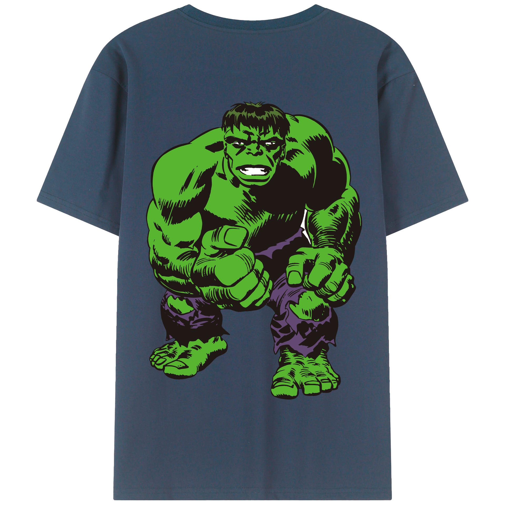（画像用） アベンジャーズ The Avengers 綿100％半袖Tシャツ（背面プリント）