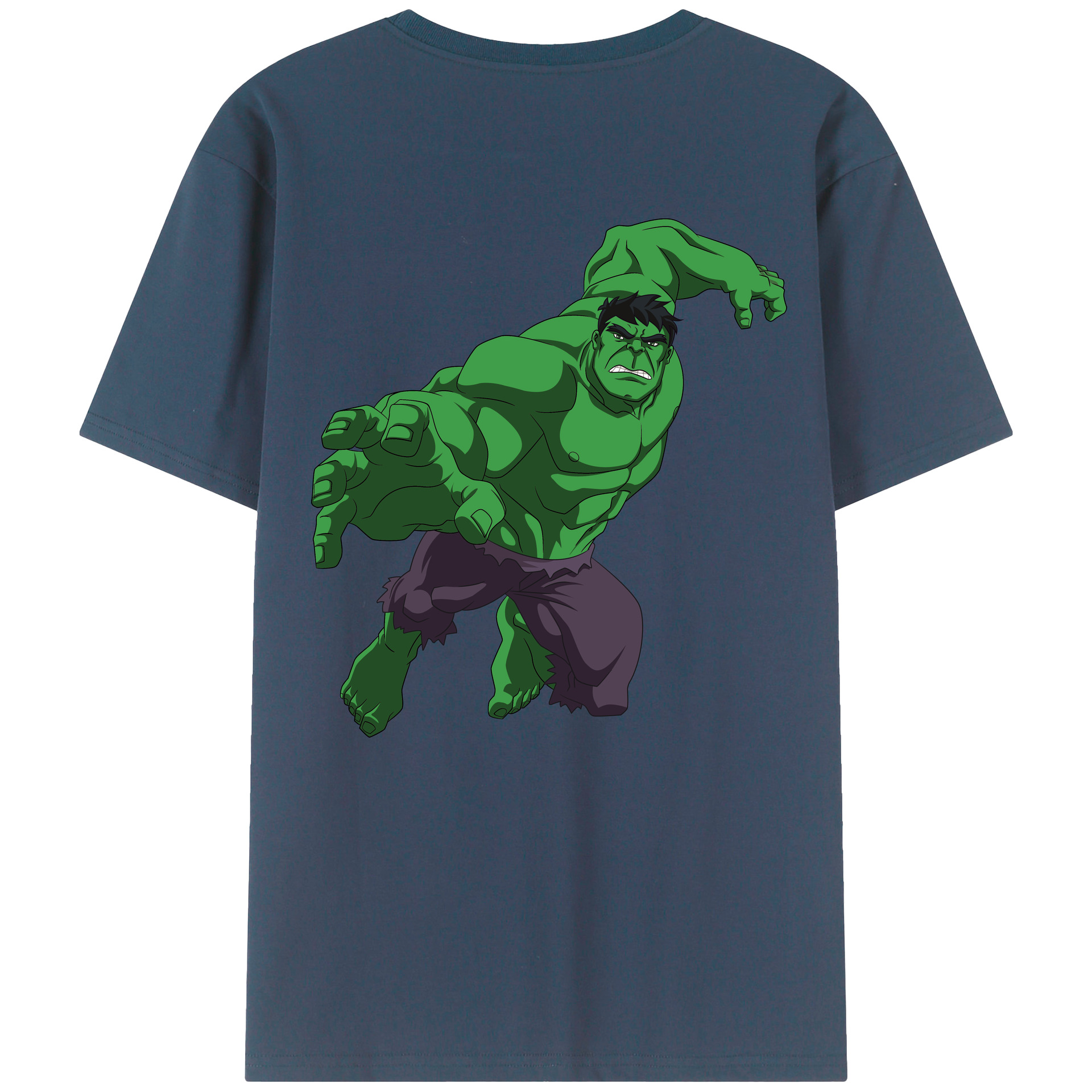 （画像用） アベンジャーズ The Avengers 綿100％半袖Tシャツ（背面プリント）