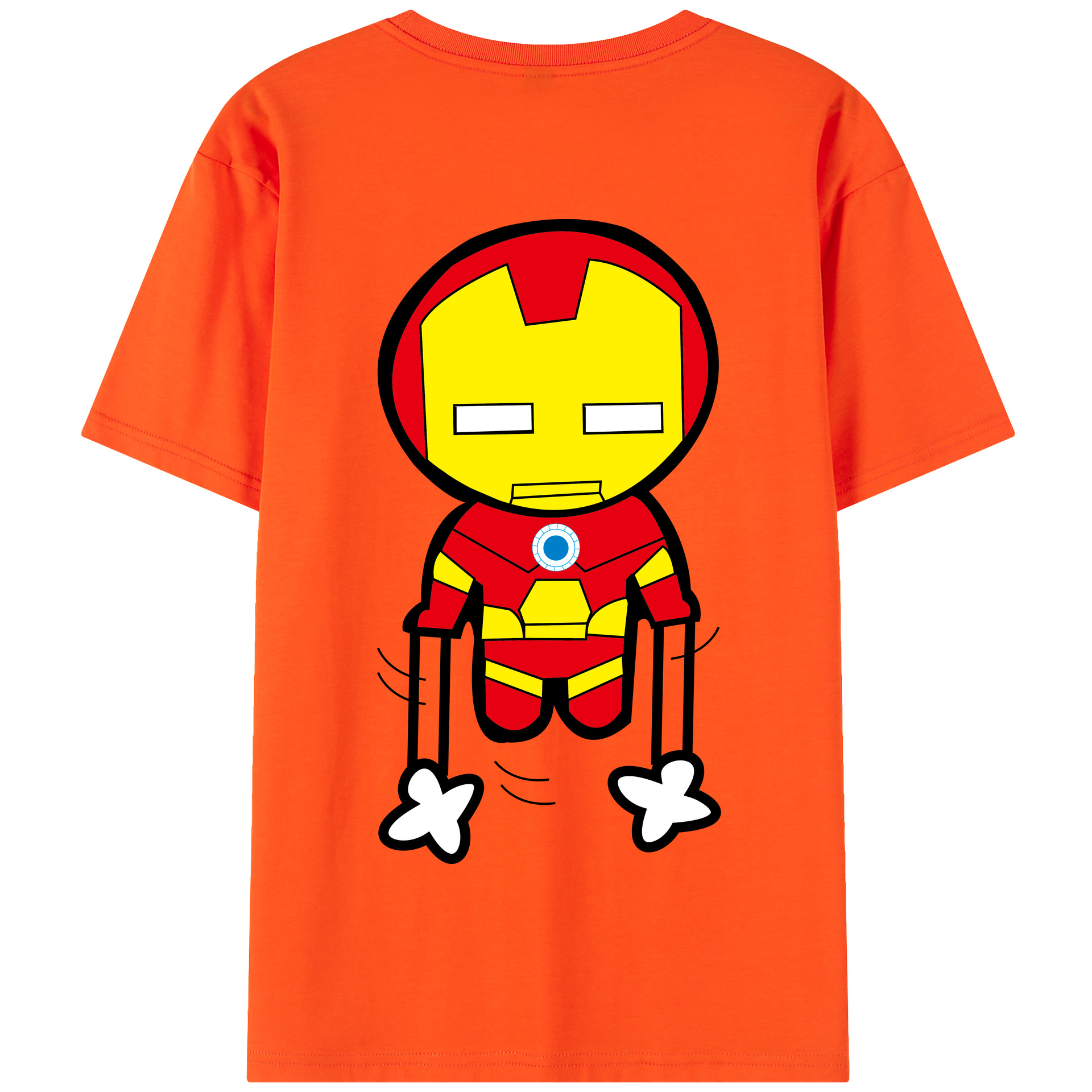（画像用） アベンジャーズ The Avengers 綿100％半袖Tシャツ（背面プリント）