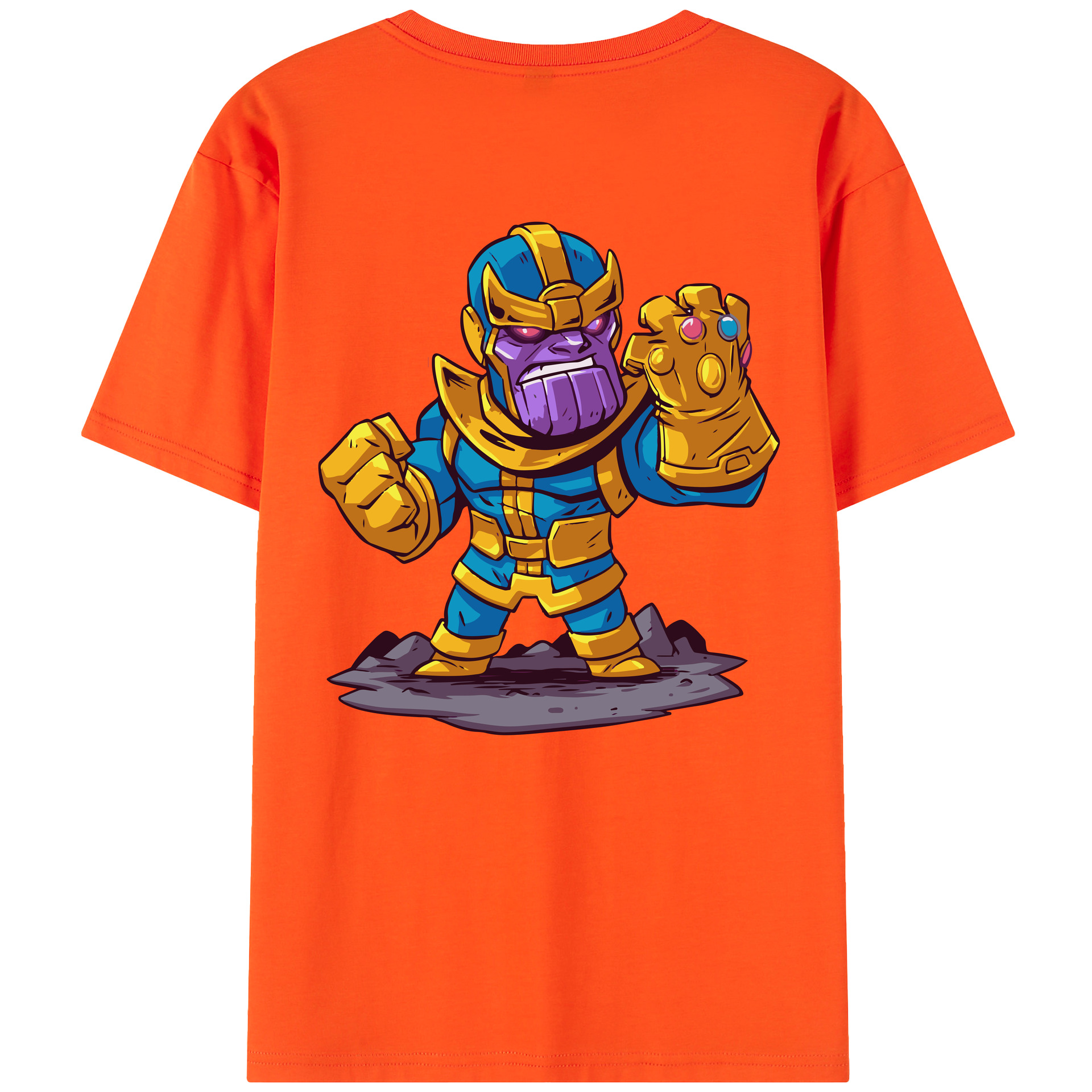 （画像用） アベンジャーズ The Avengers 綿100％半袖Tシャツ（背面プリント）
