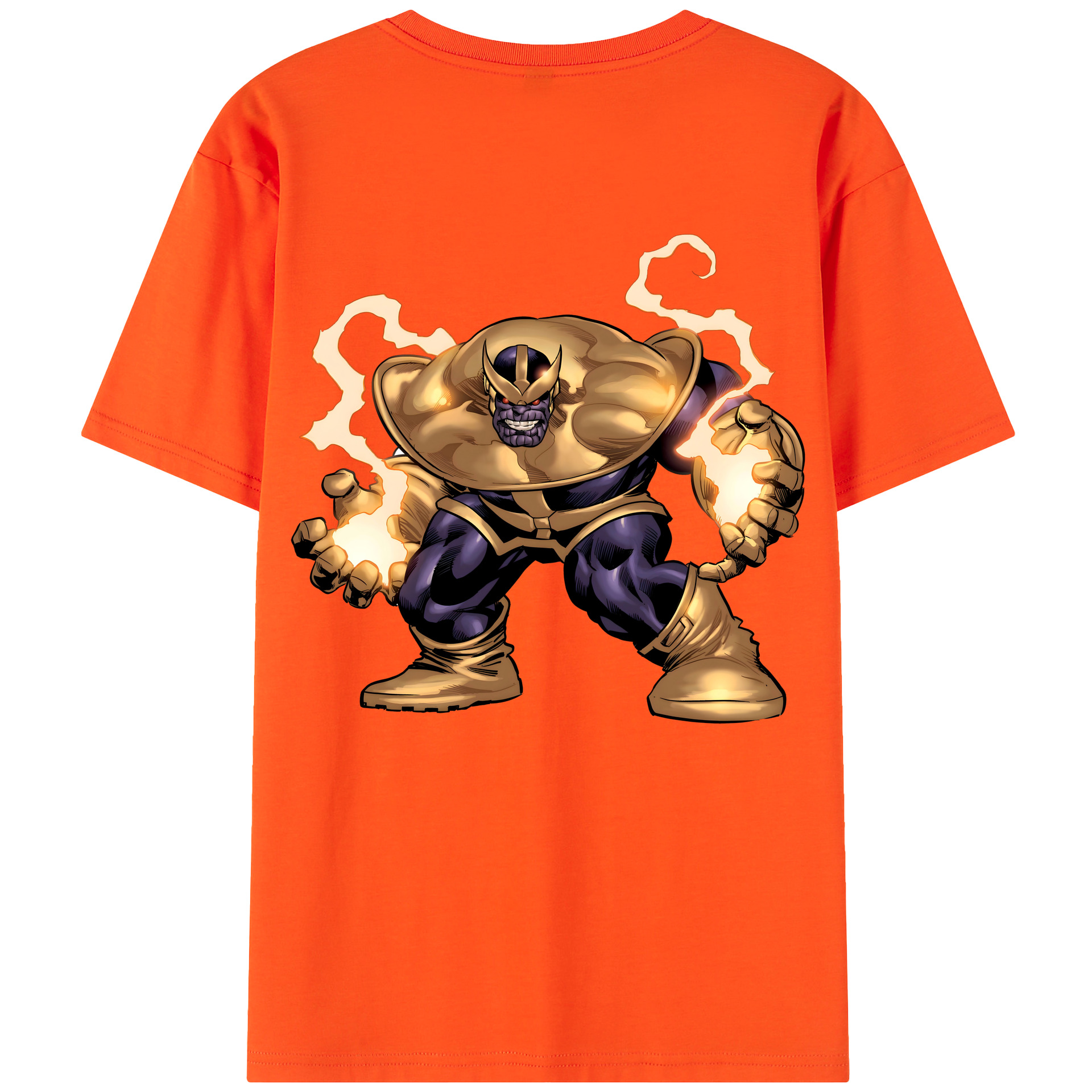 （画像用） アベンジャーズ The Avengers 綿100％半袖Tシャツ（背面プリント）