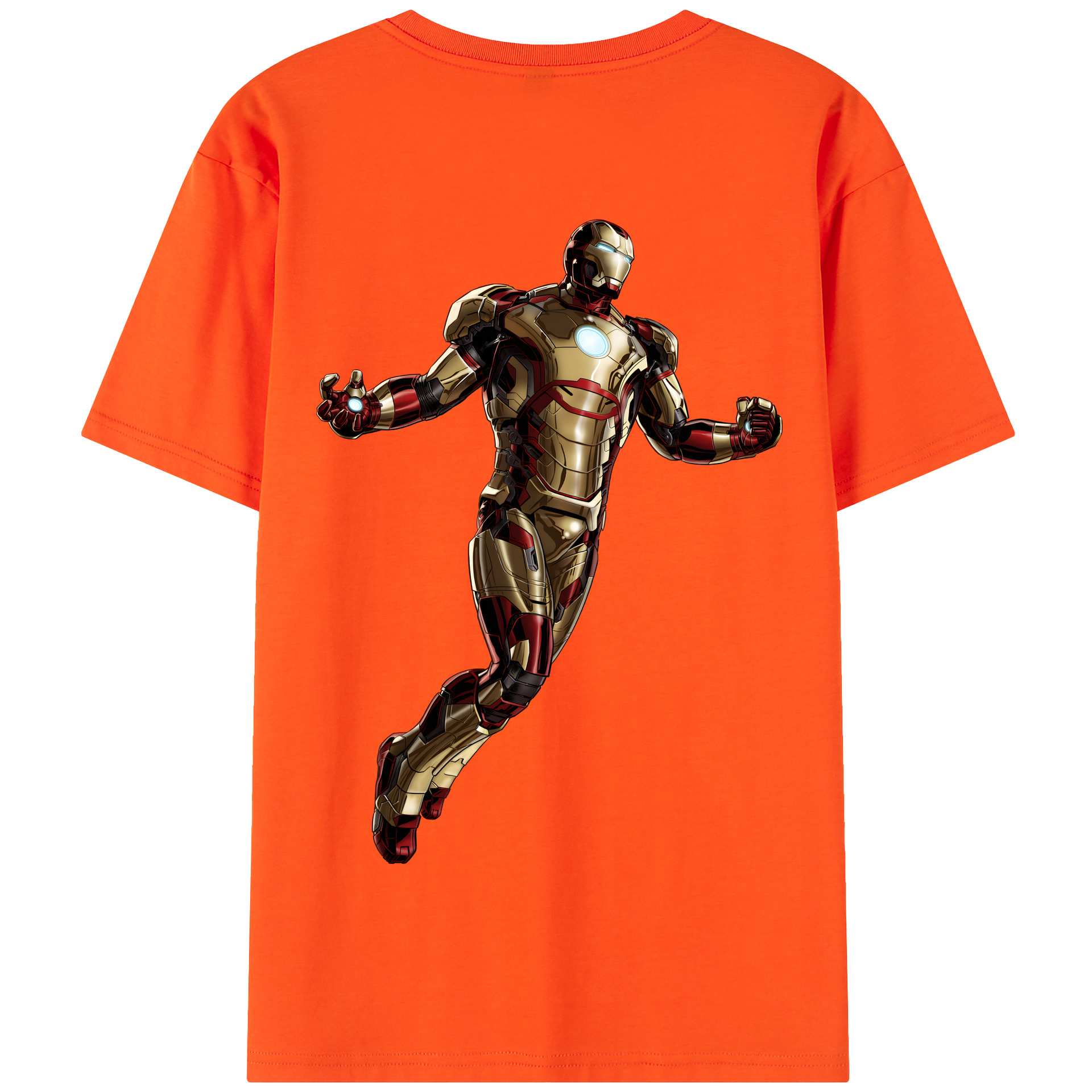 （画像用） アベンジャーズ The Avengers 綿100％半袖Tシャツ（背面プリント）