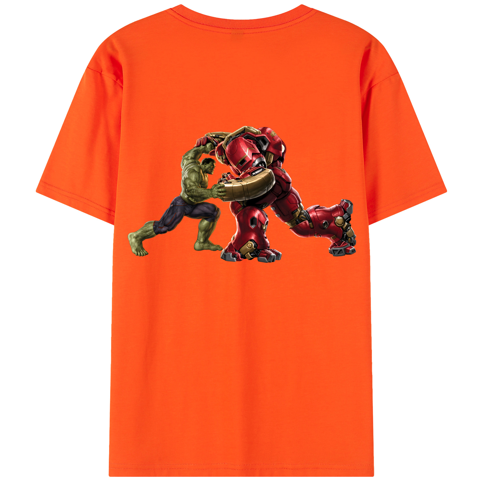 （画像用） アベンジャーズ The Avengers 綿100％半袖Tシャツ（背面プリント）