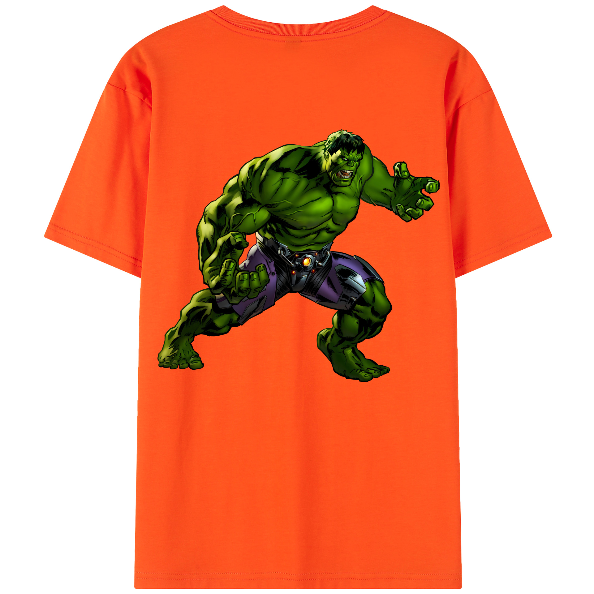 （画像用） アベンジャーズ The Avengers 綿100％半袖Tシャツ（背面プリント）