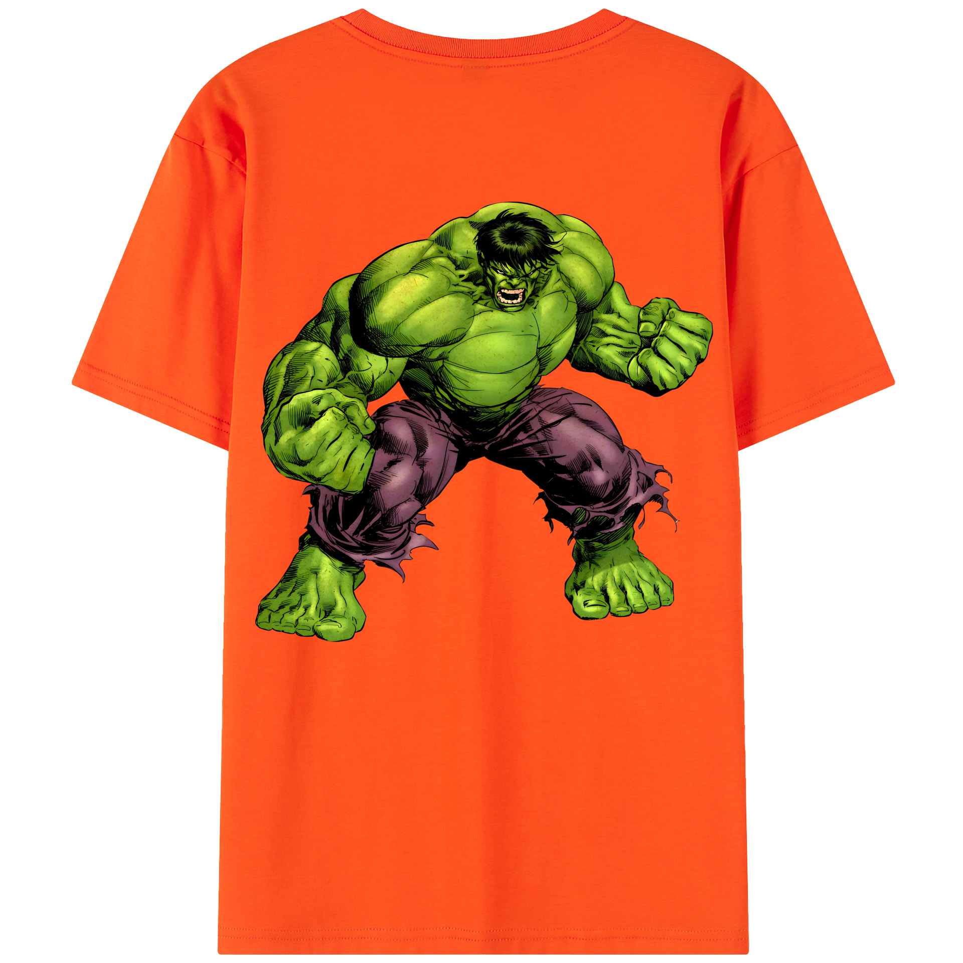 （画像用） アベンジャーズ The Avengers 綿100％半袖Tシャツ（背面プリント）