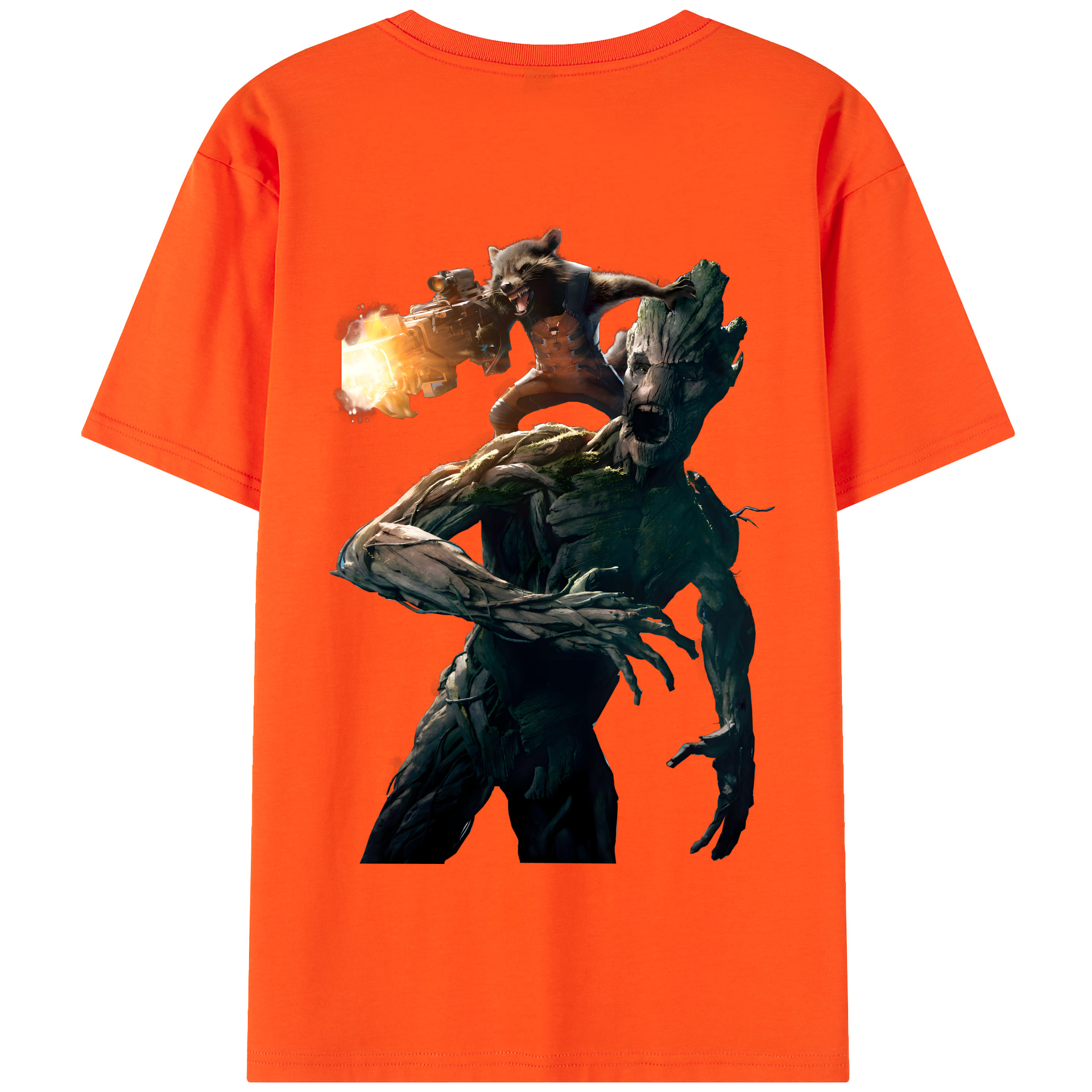 （画像用） アベンジャーズ The Avengers 綿100％半袖Tシャツ（背面プリント）