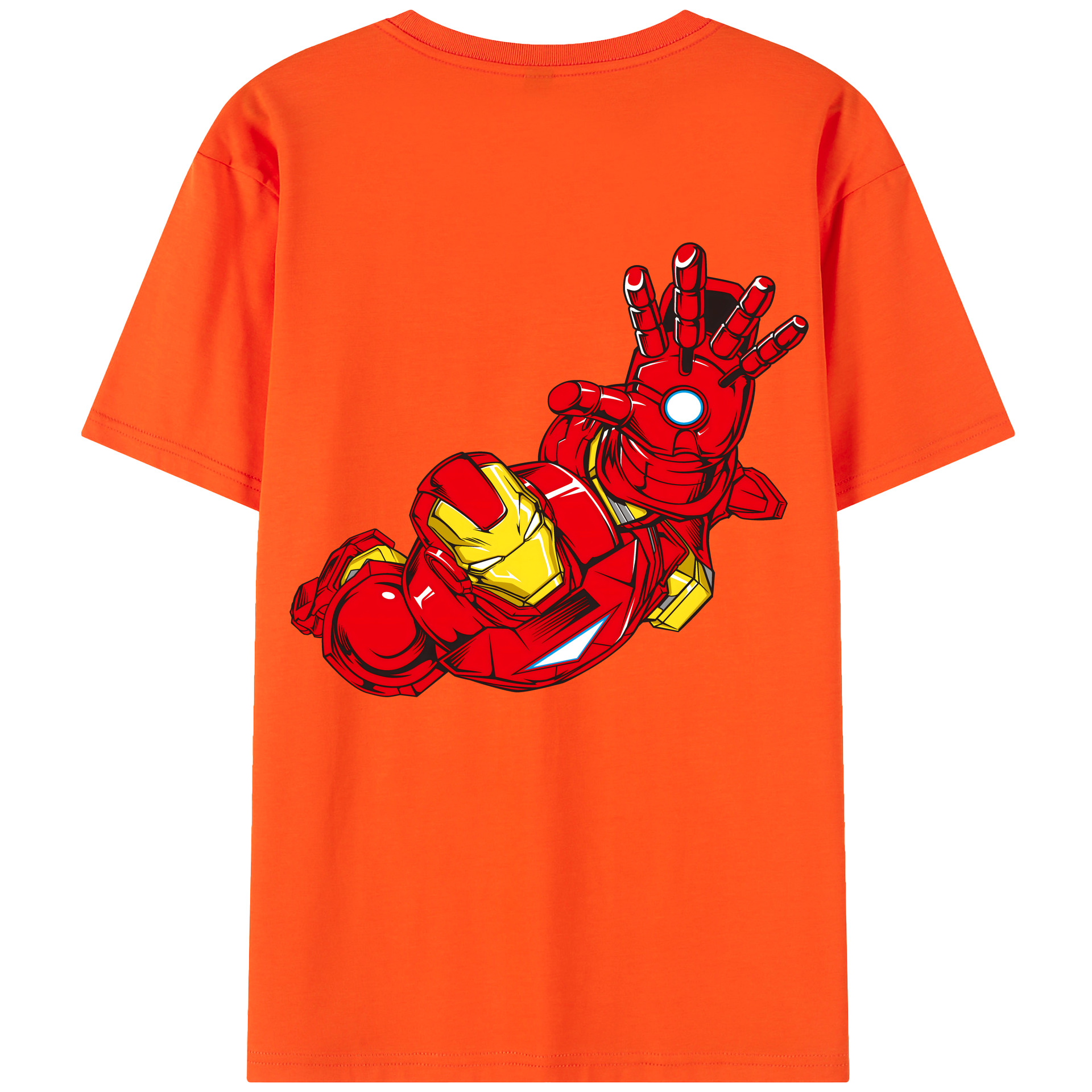 （画像用） アベンジャーズ The Avengers 綿100％半袖Tシャツ（背面プリント）