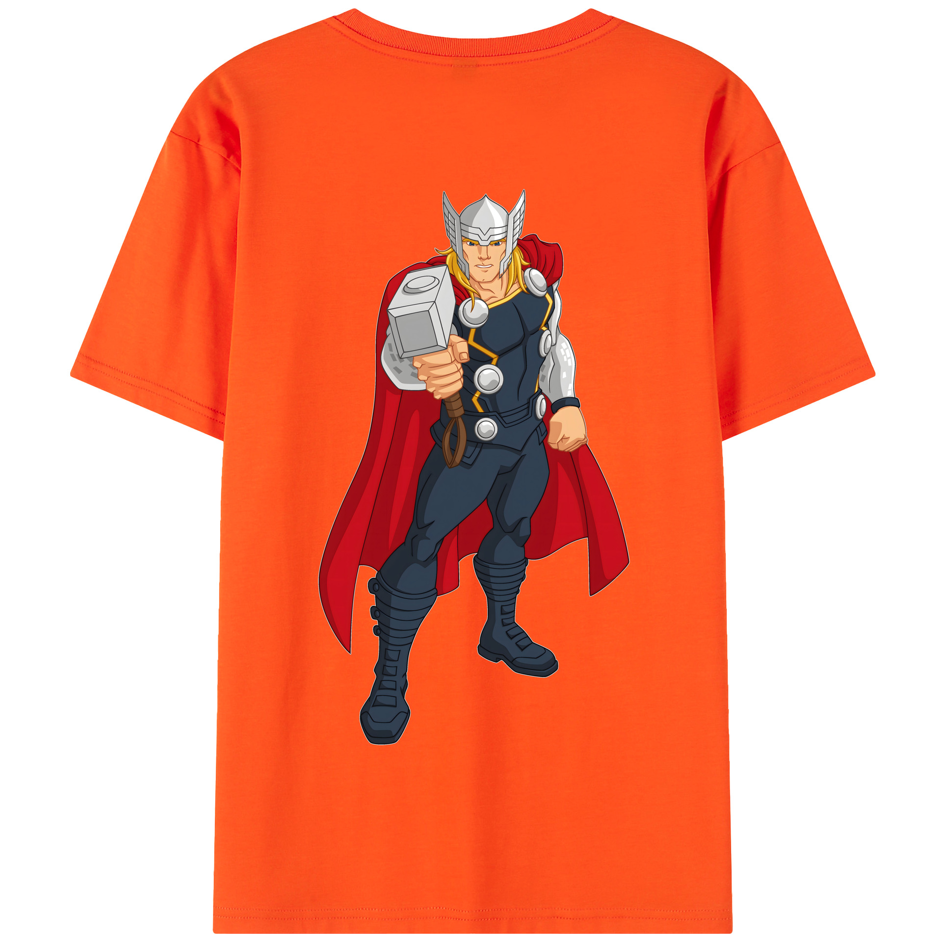 （画像用） アベンジャーズ The Avengers 綿100％半袖Tシャツ（背面プリント）